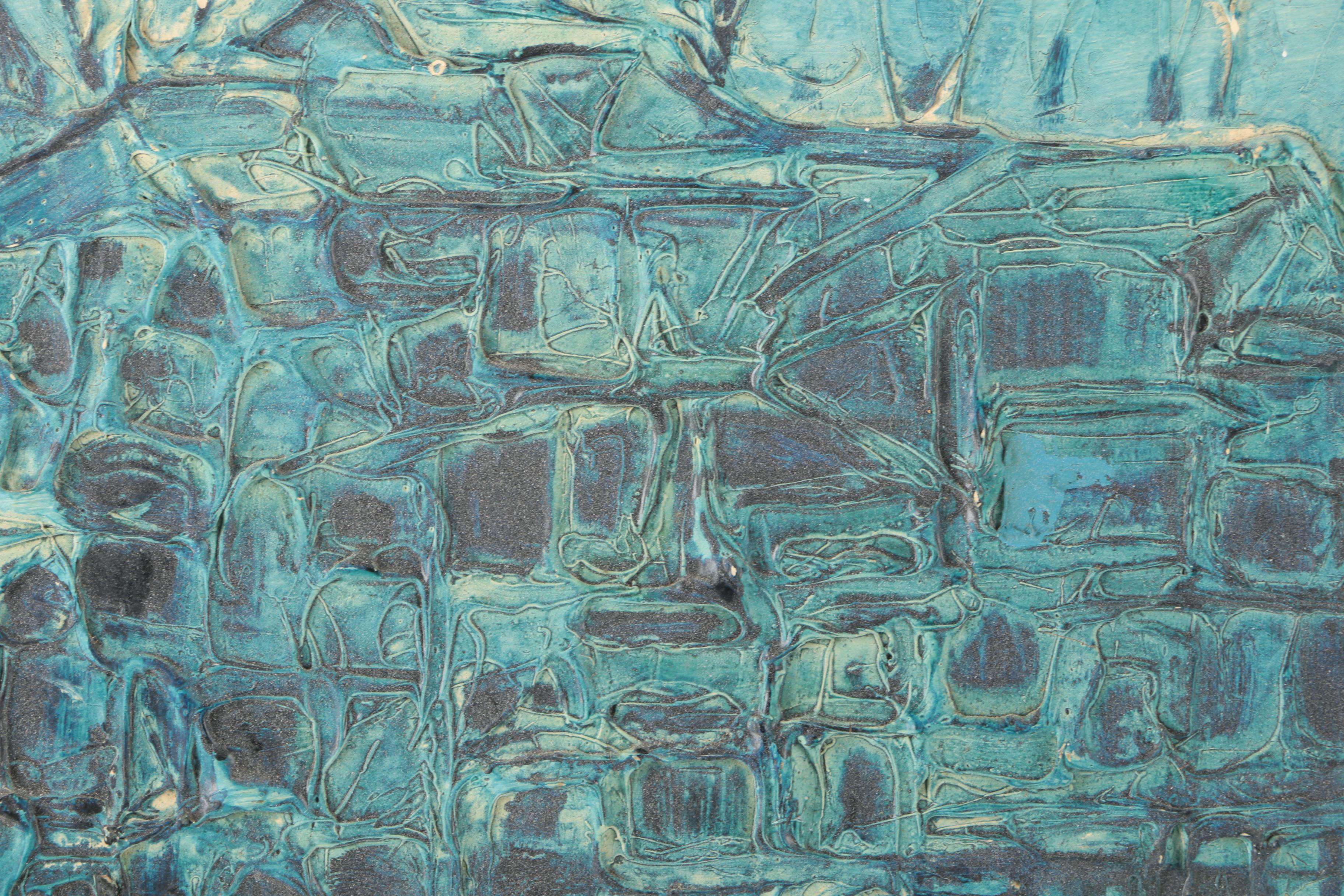 Abstract Oil Painting on Canvas