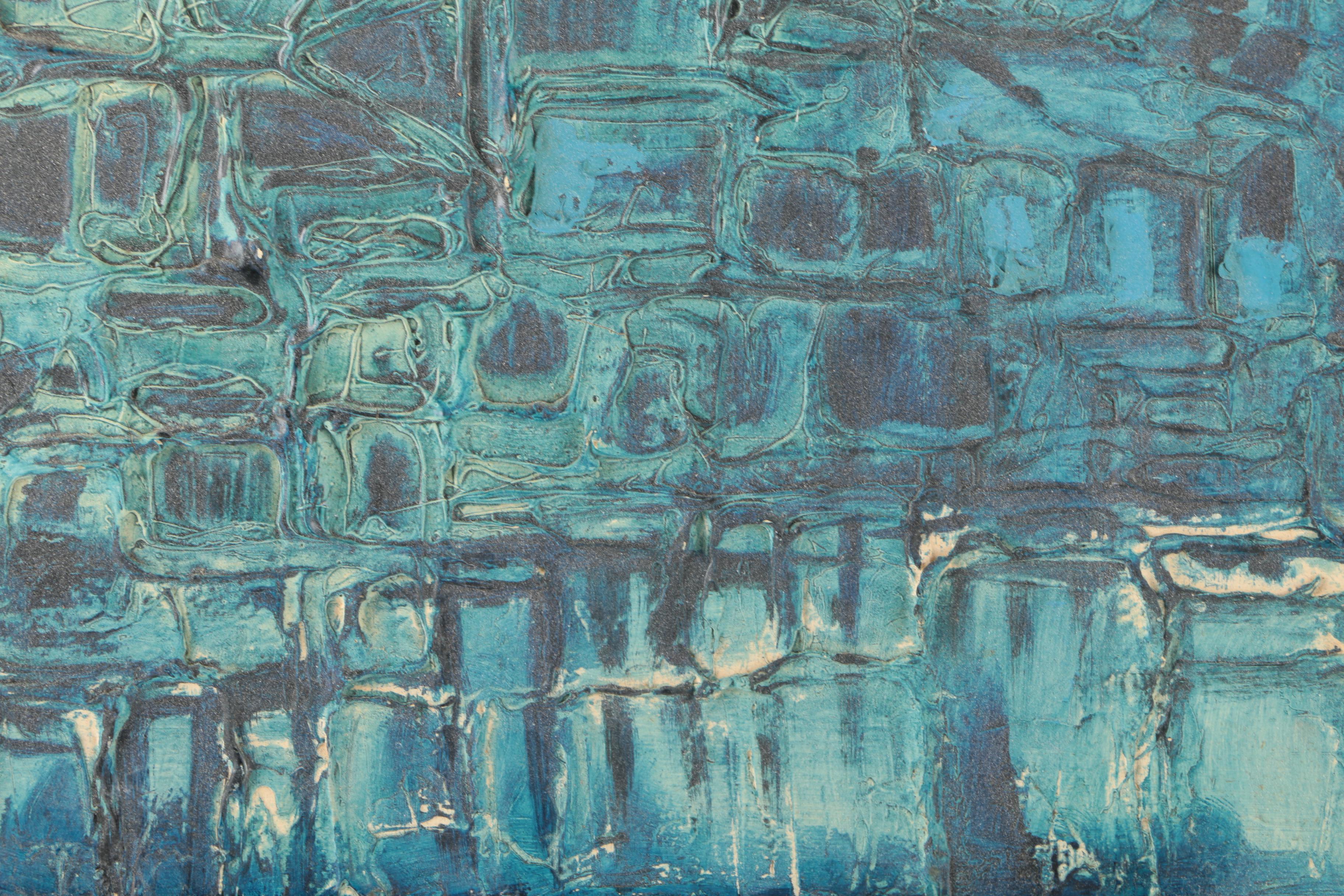 Abstract Oil Painting on Canvas