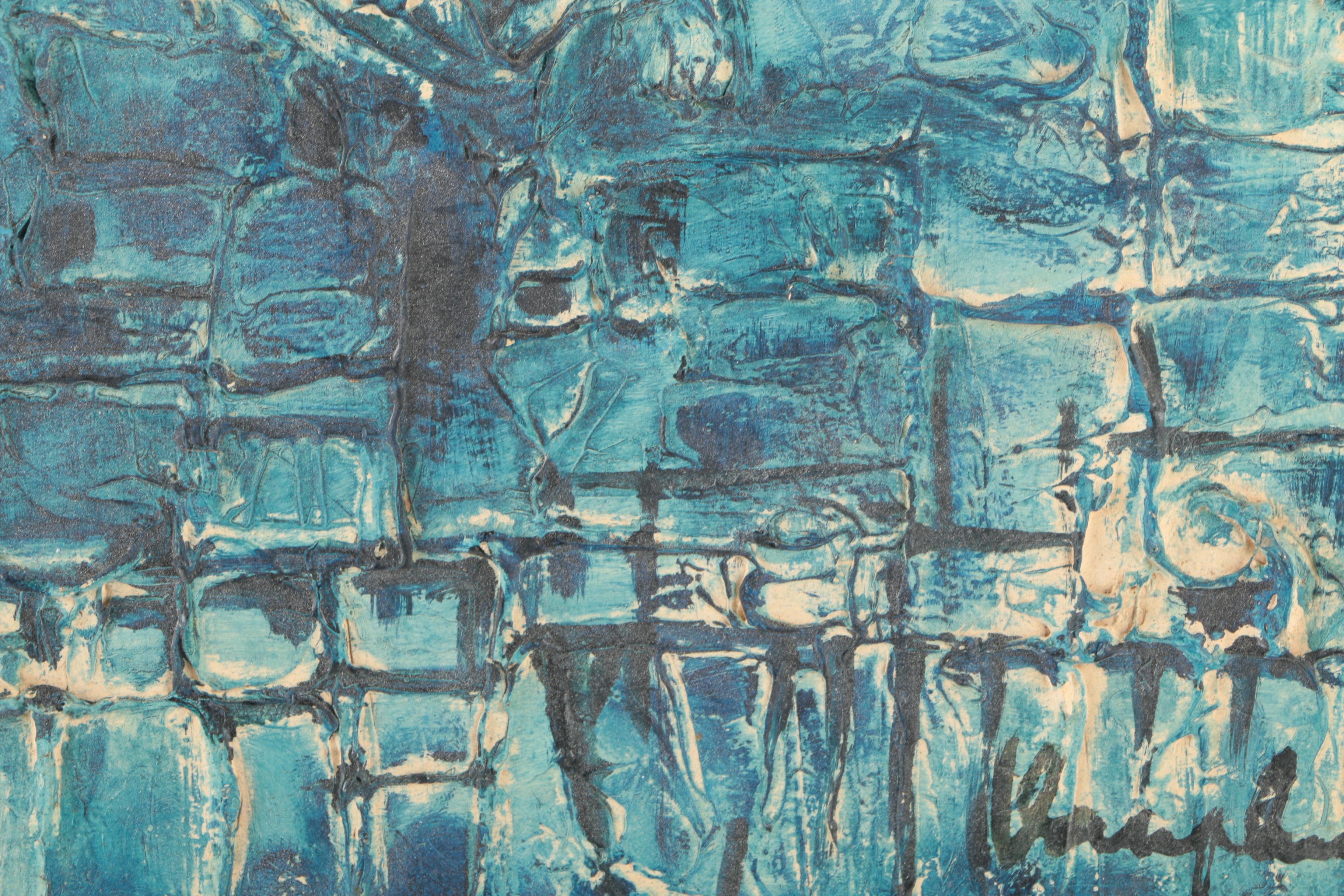 Abstract Oil Painting on Canvas