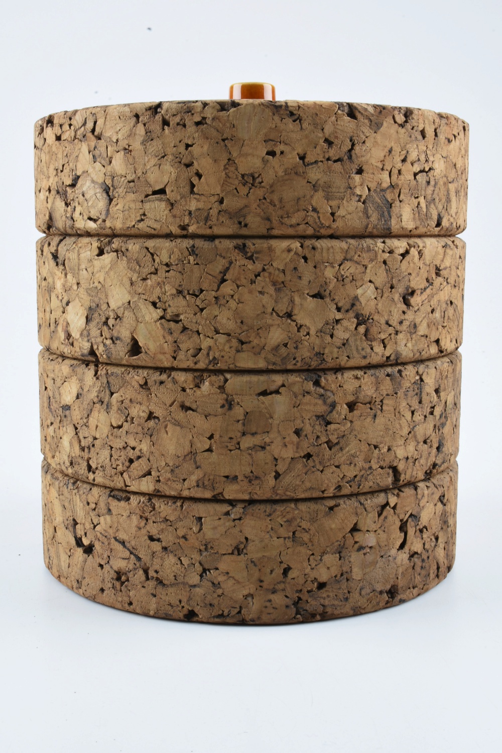 Vintage Mid-Century Cork Ice Bucket