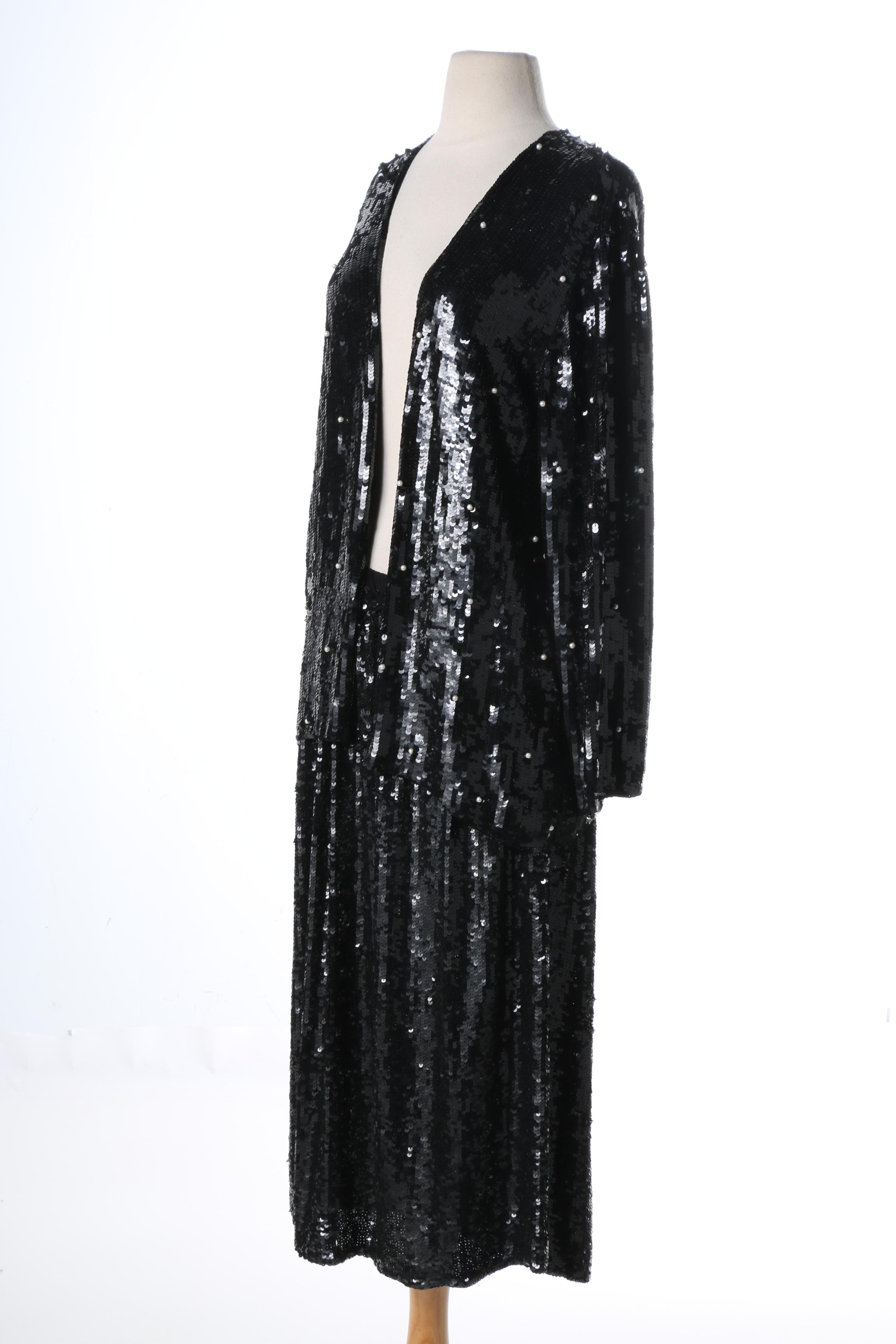 Women's Sequined Skirt and Jacket from Oleg Cassini