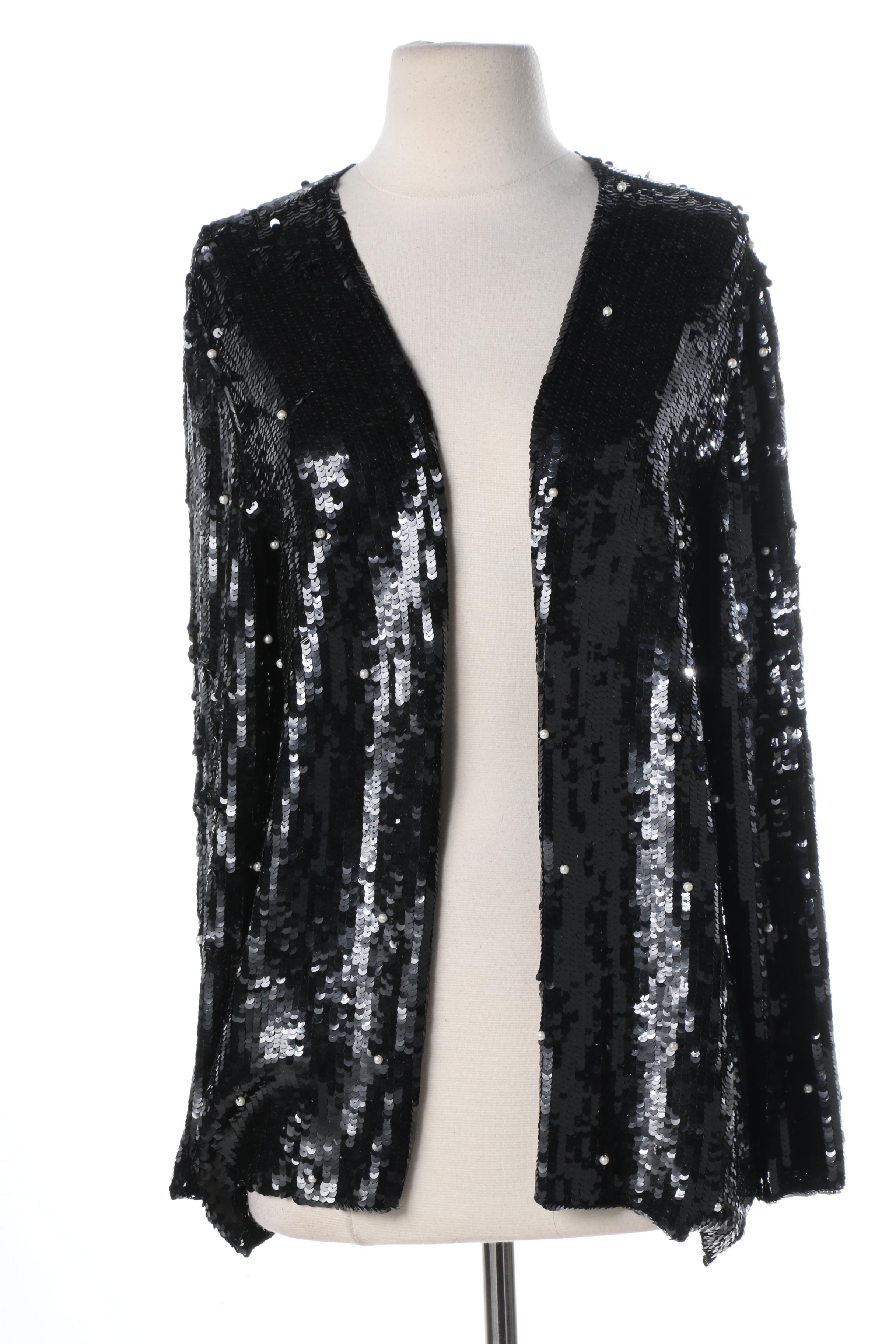 Women's Sequined Skirt and Jacket from Oleg Cassini