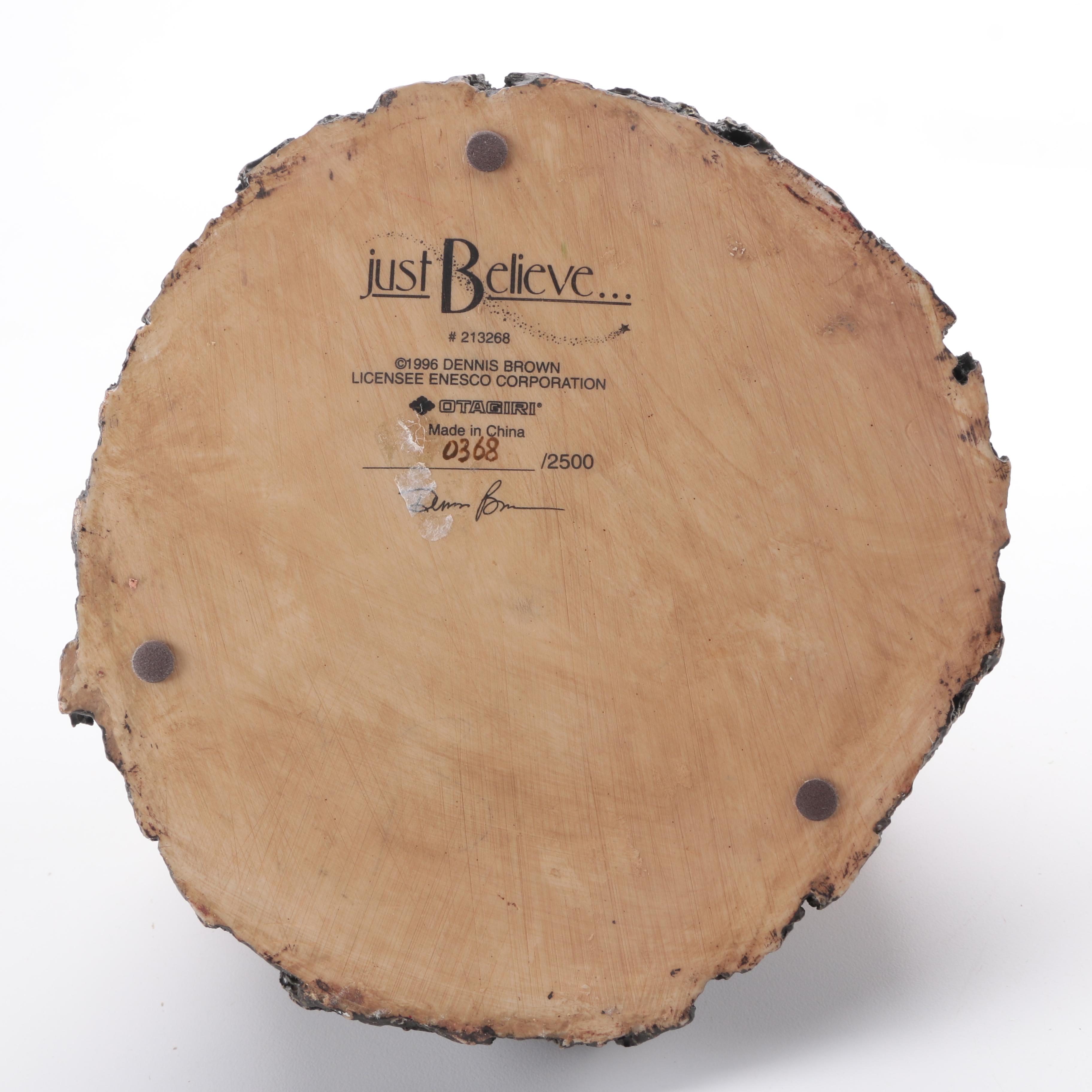 Collection of "Just Believe" Figurines by Dennis Brown