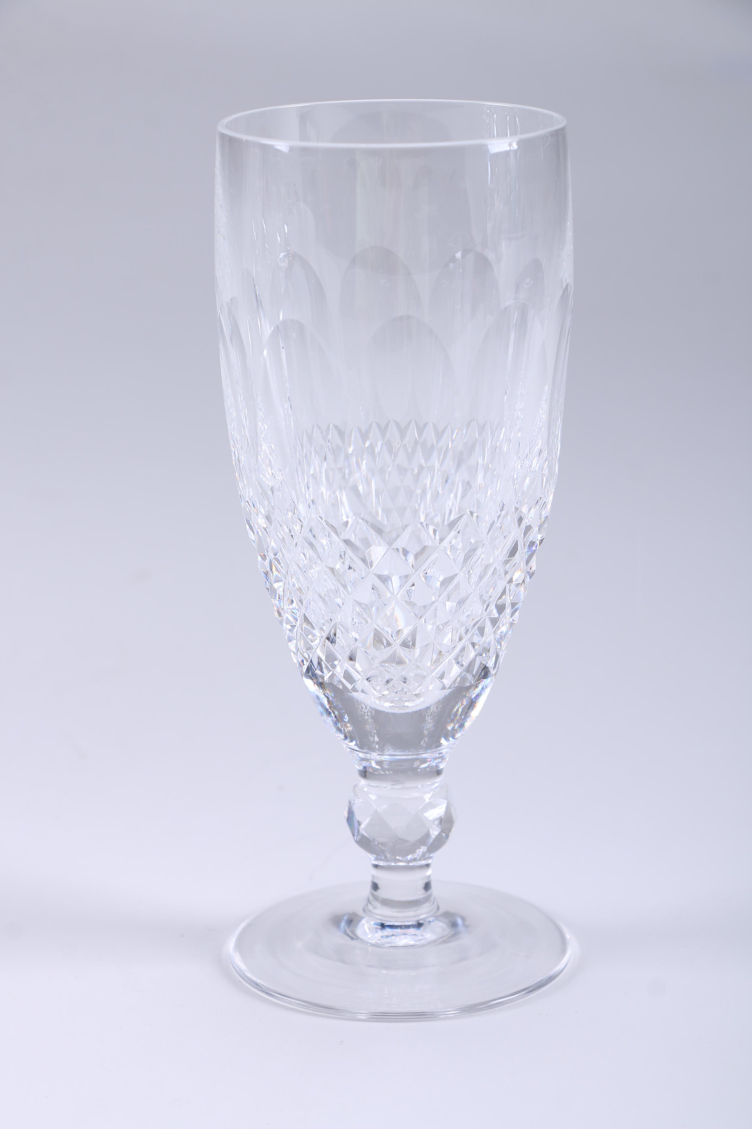 Cut Crystal Sherry Glasses
