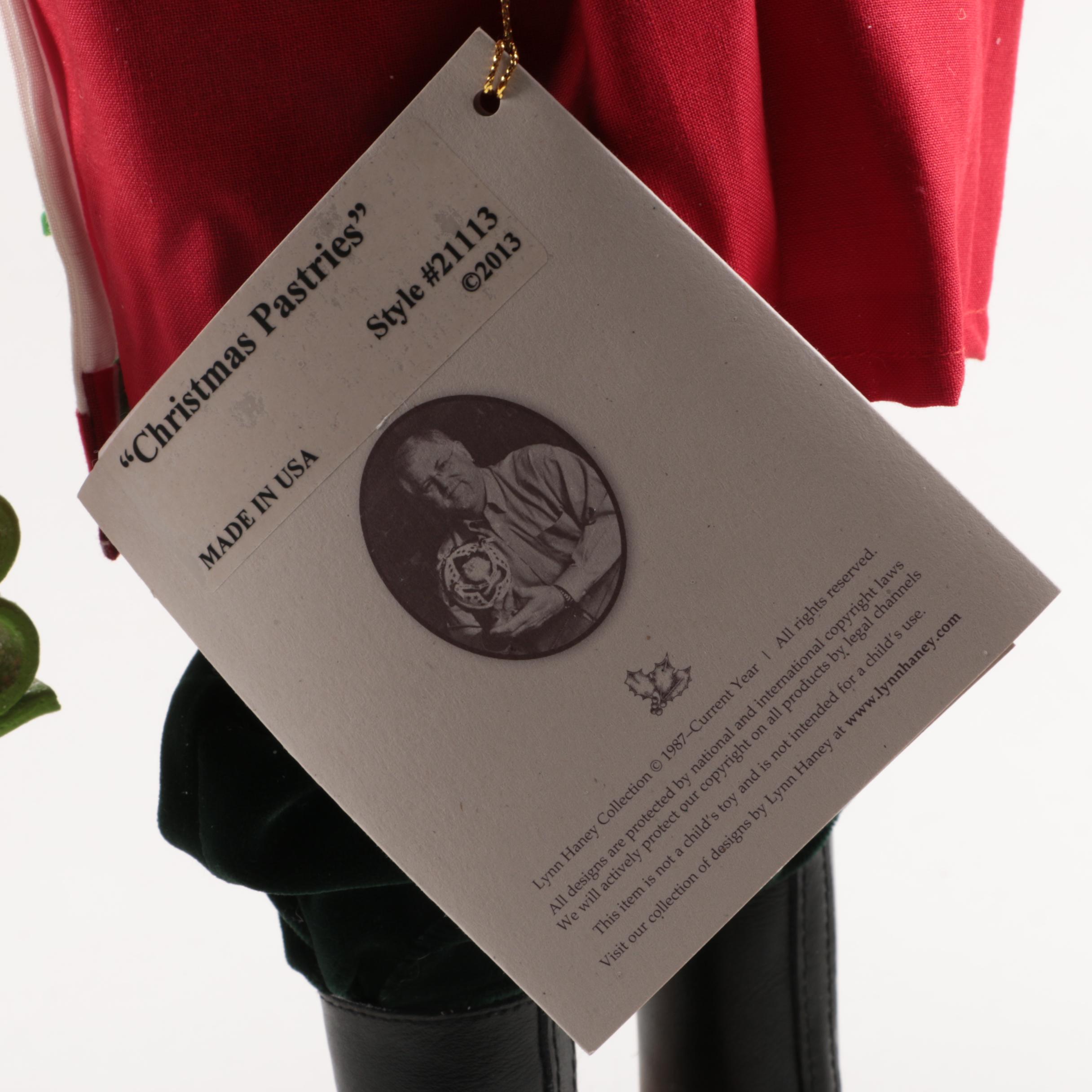 Lynn Haney "Christmas Pastries" Santa Claus Soft Sculpture