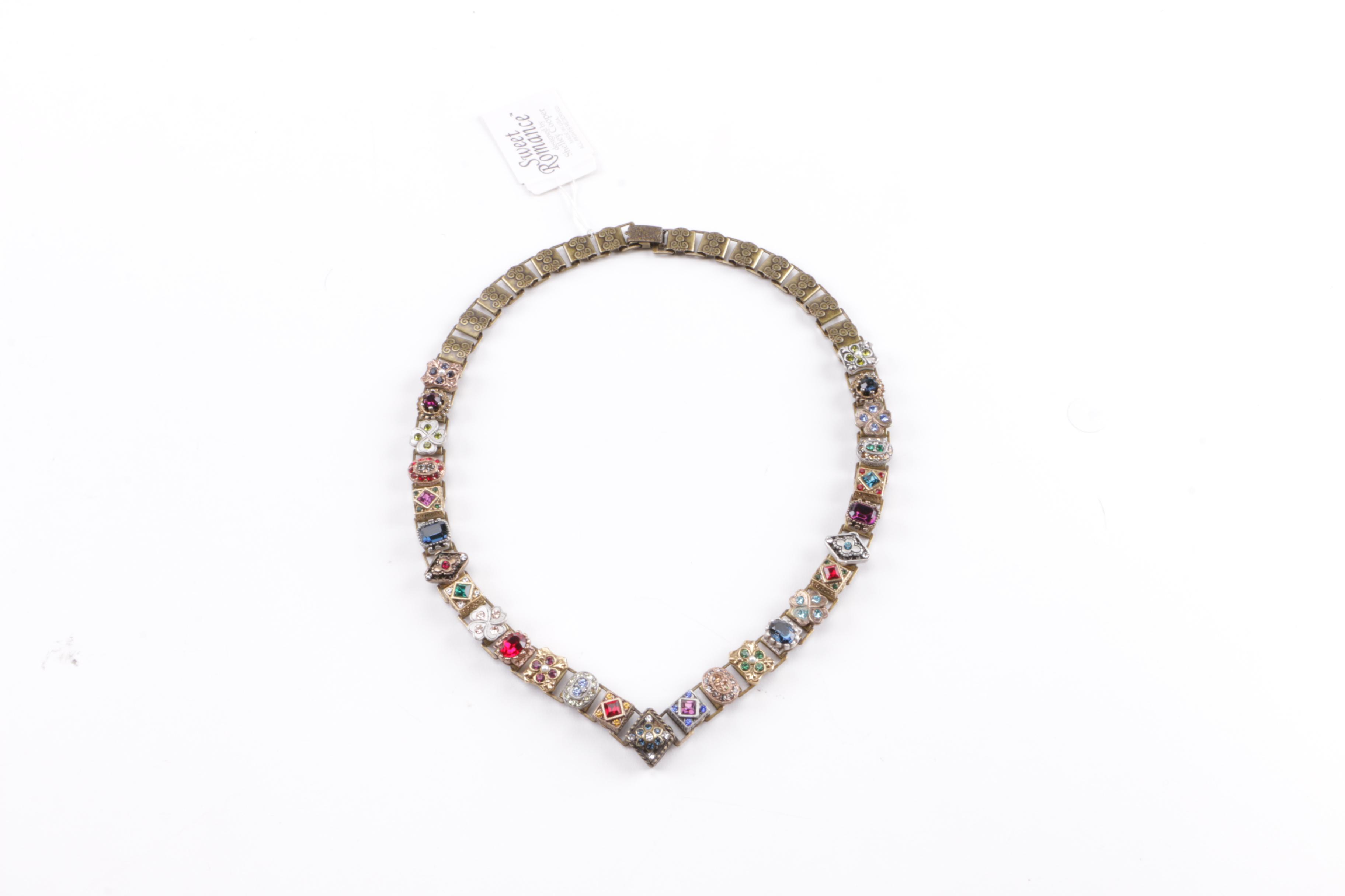 Costume Jewelry Including a Hair Locket Necklace