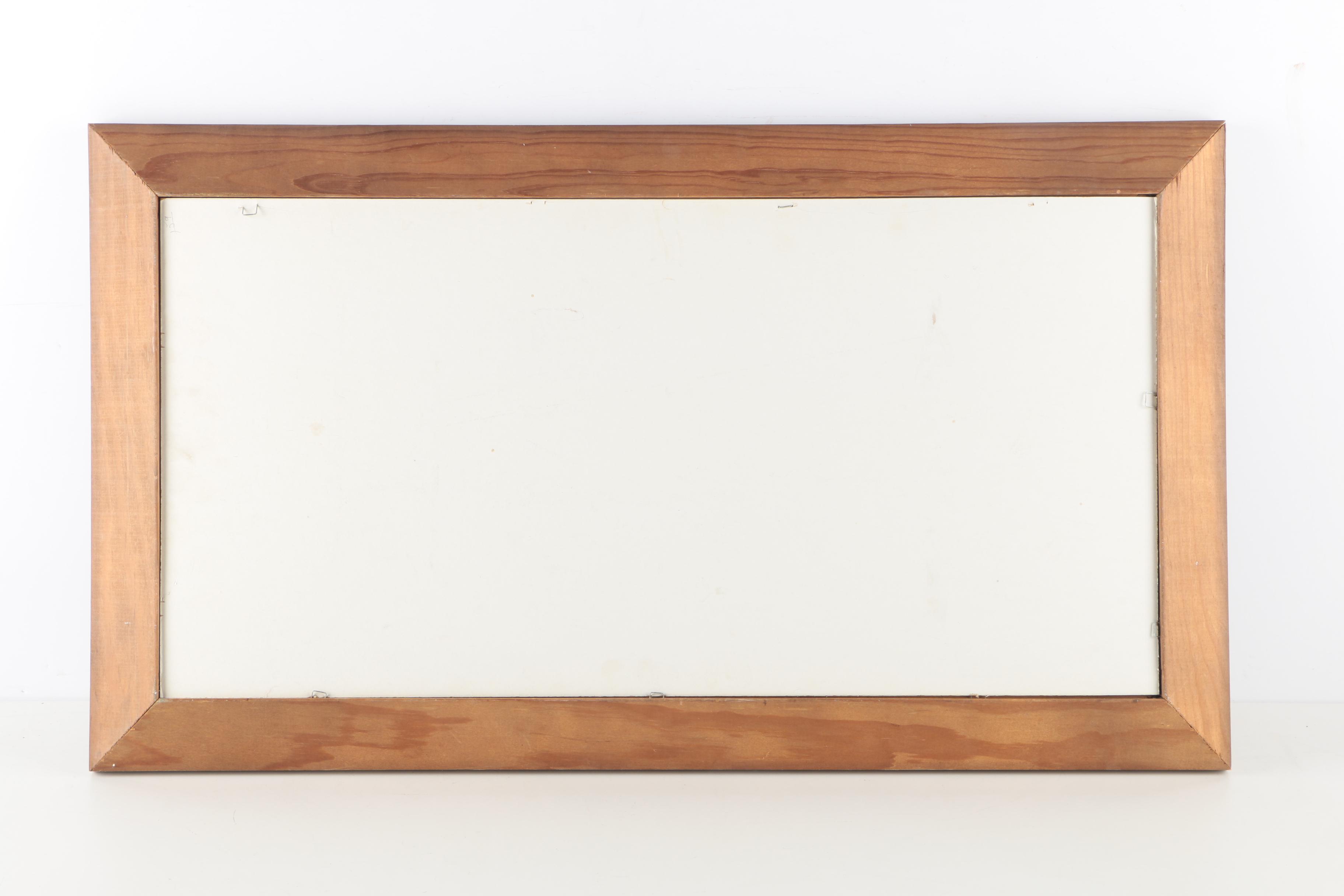 Offset Lithograph After Donald Teague of Men on Horseback