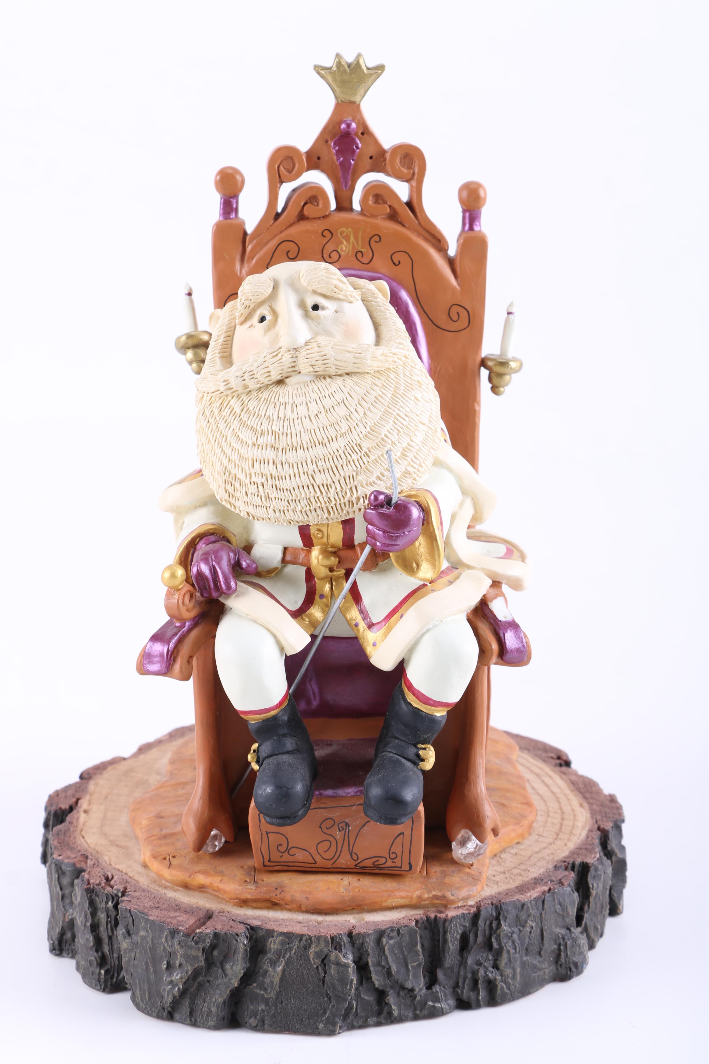 Collection of "Just Believe" Santa Figurines