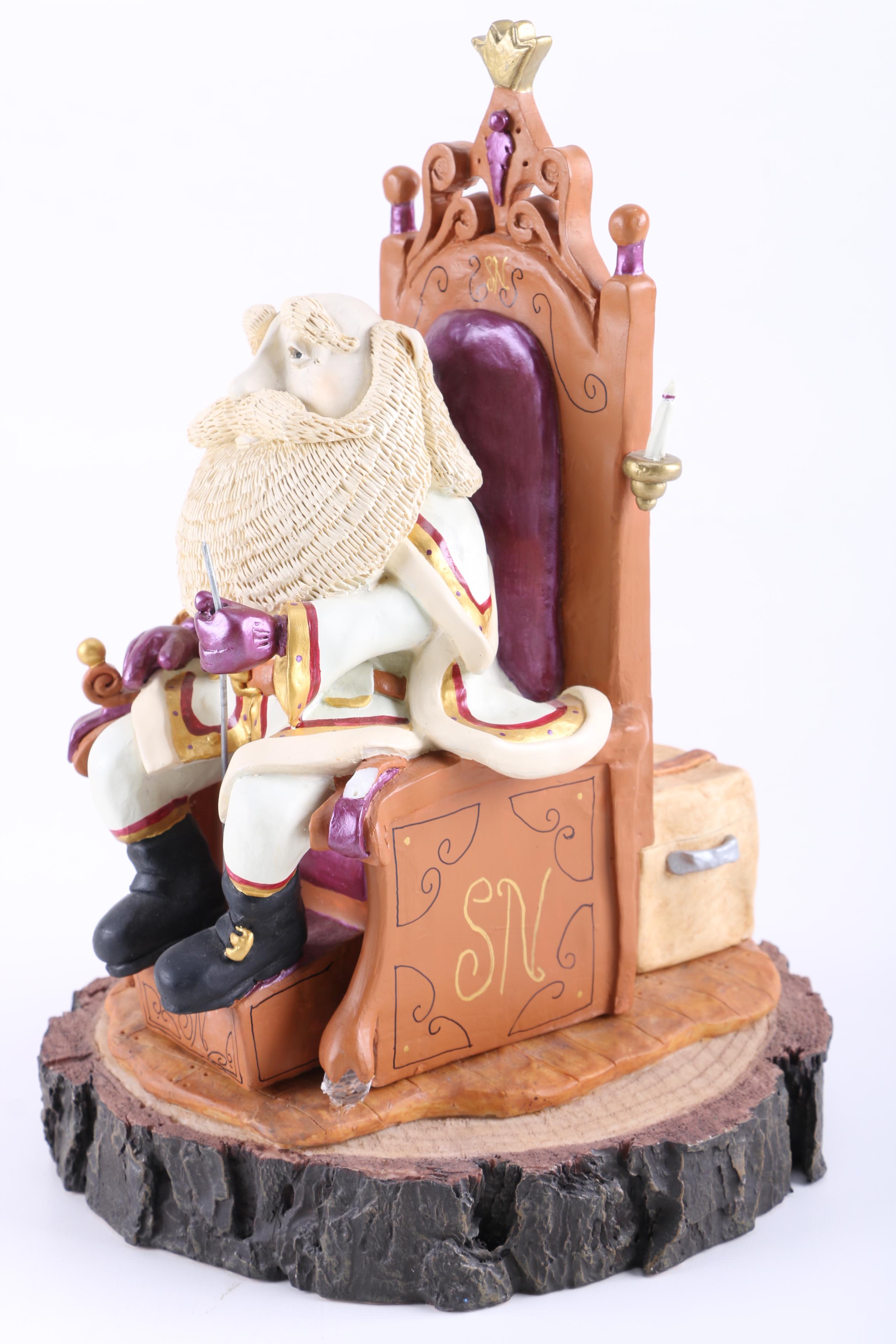 Collection of "Just Believe" Santa Figurines