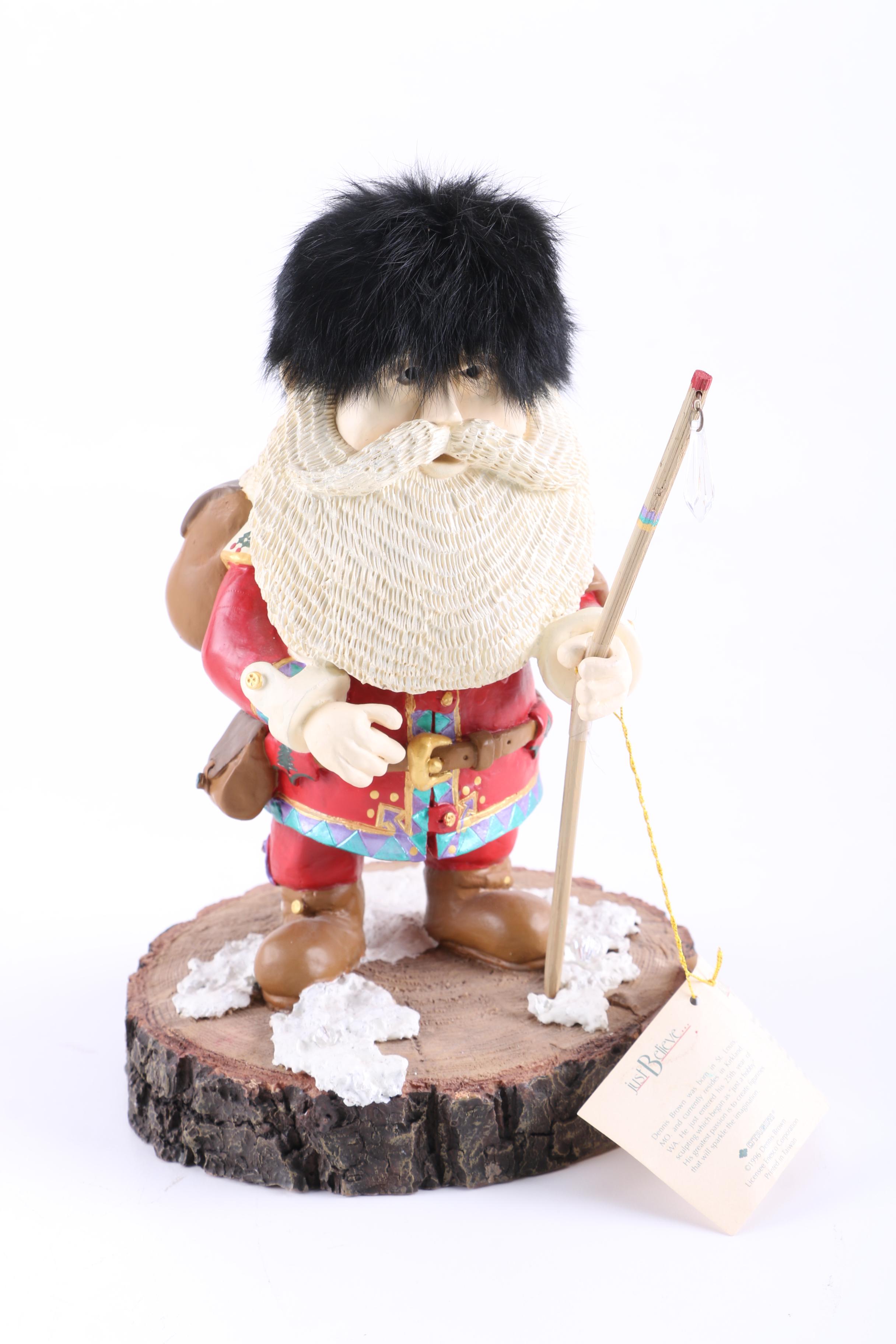 Collection of "Just Believe" Santa Figurines