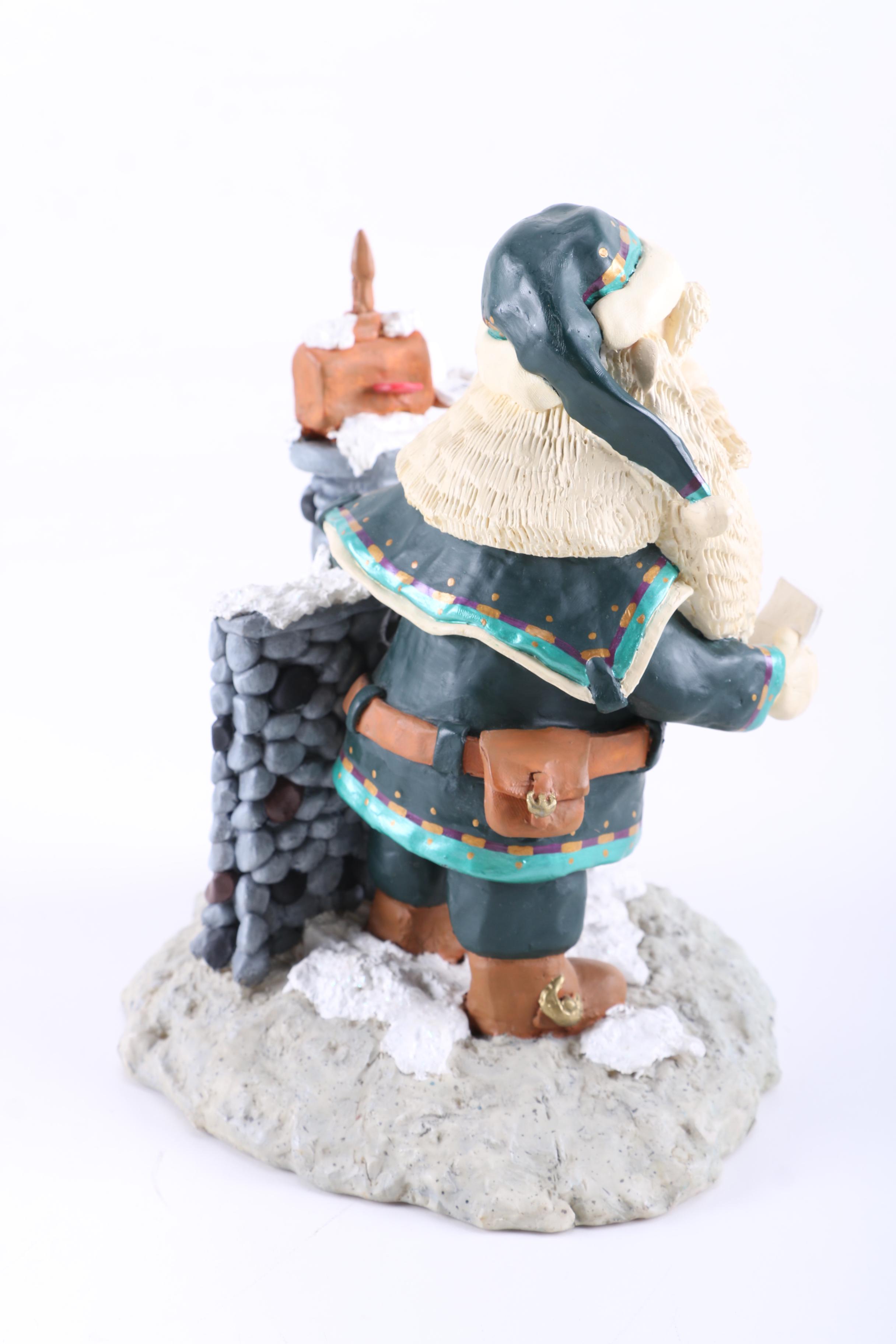 Collection of "Just Believe" Santa Figurines