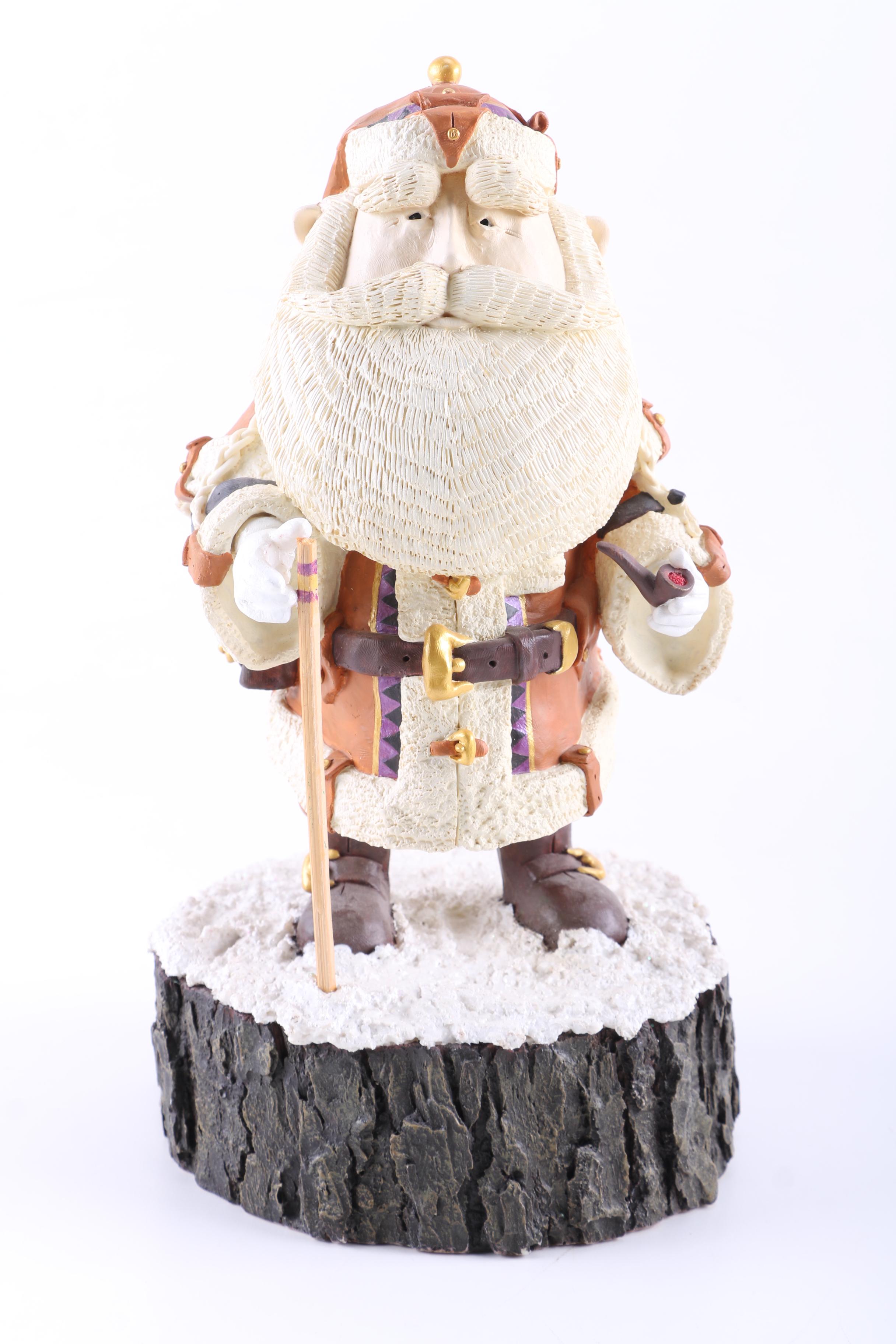 Collection of "Just Believe" Santa Figurines