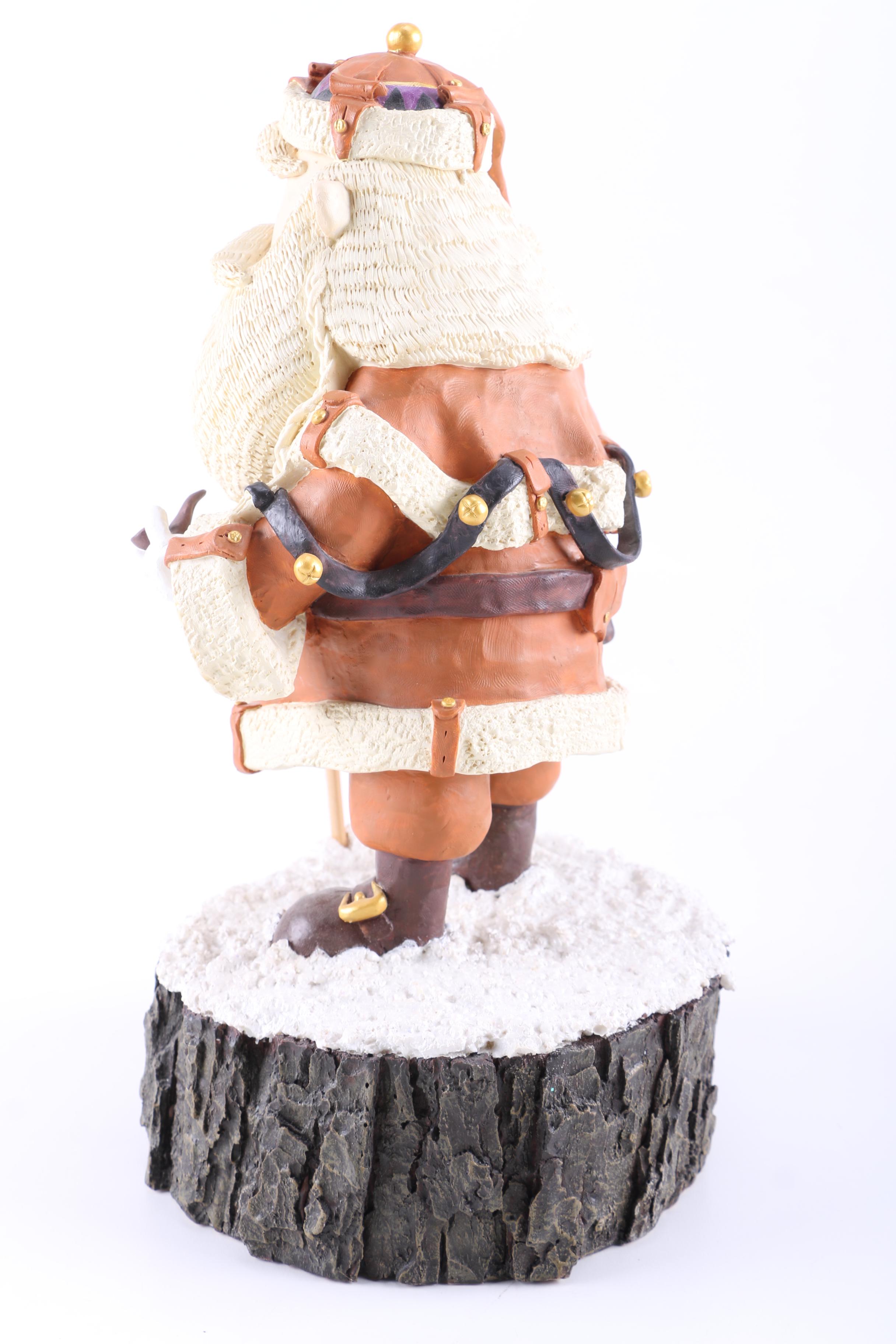 Collection of "Just Believe" Santa Figurines