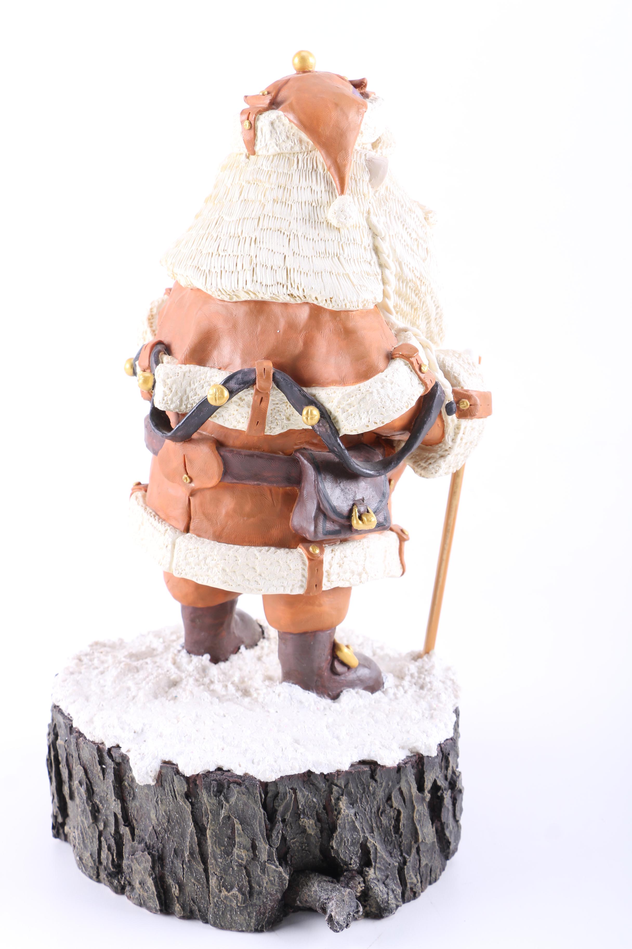 Collection of "Just Believe" Santa Figurines