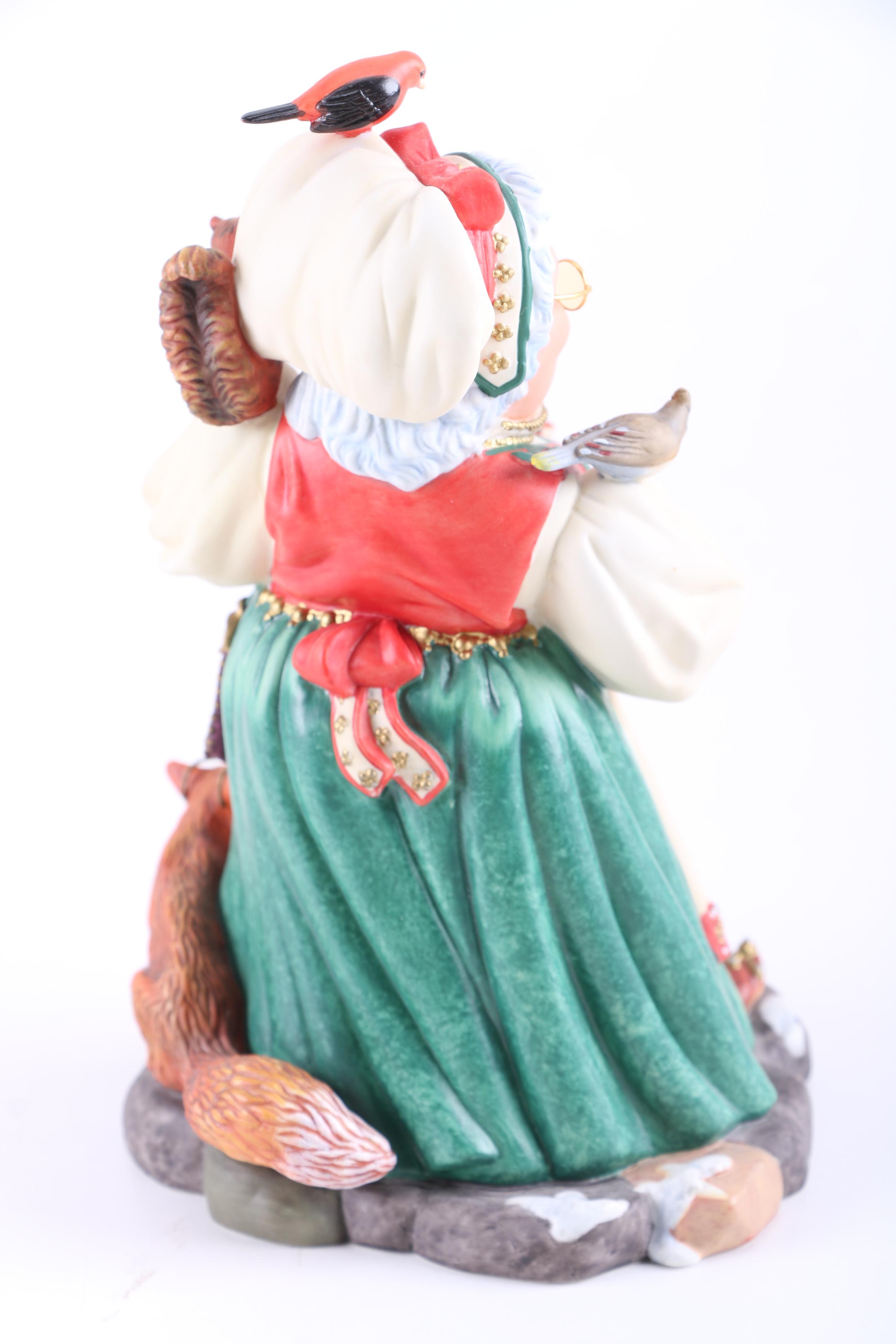 Limited Edition Porcelain The Greenwich Workshop "Mrs. Claus" Figurine