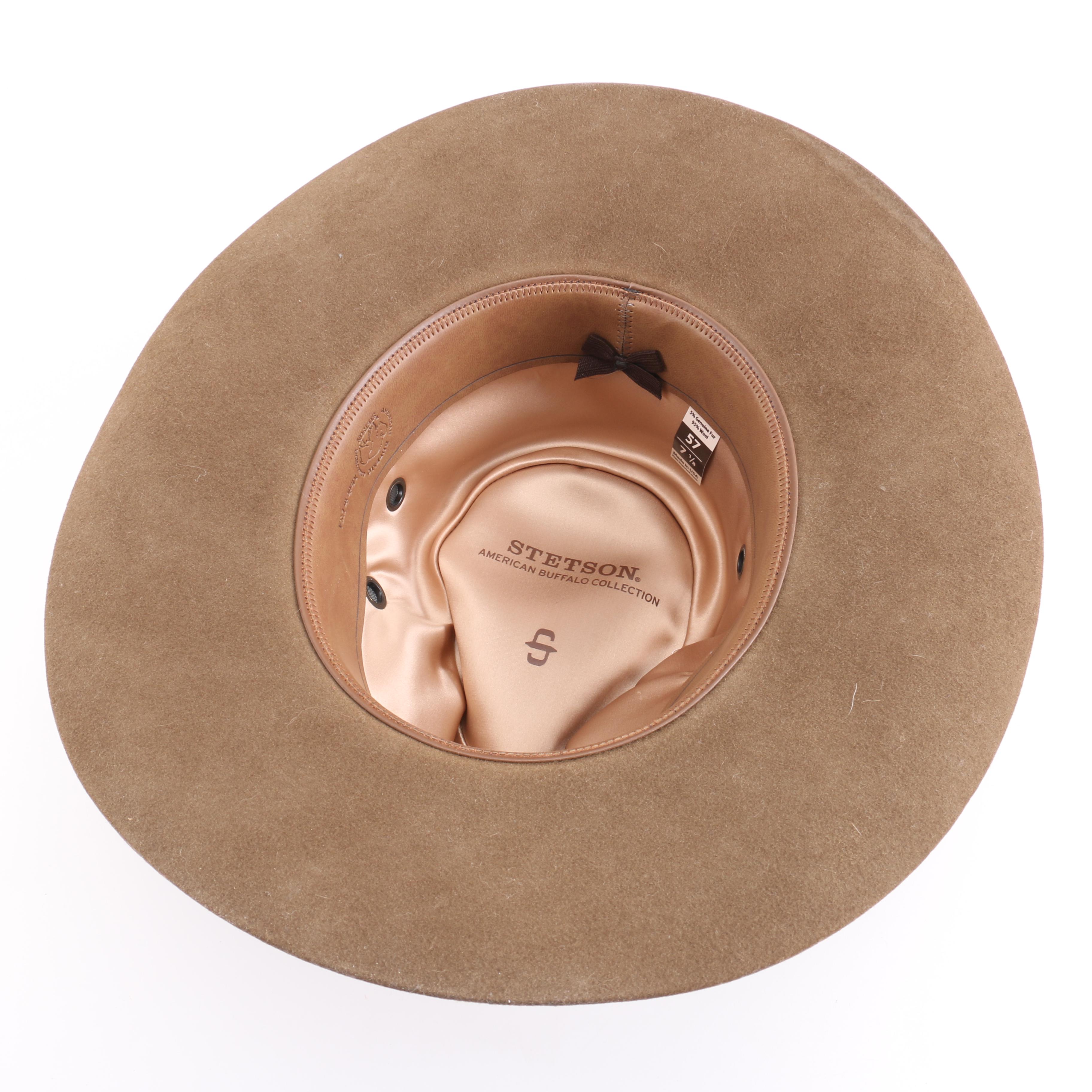Stetson "American Buffalo Collection" Wool Cowboy Hat