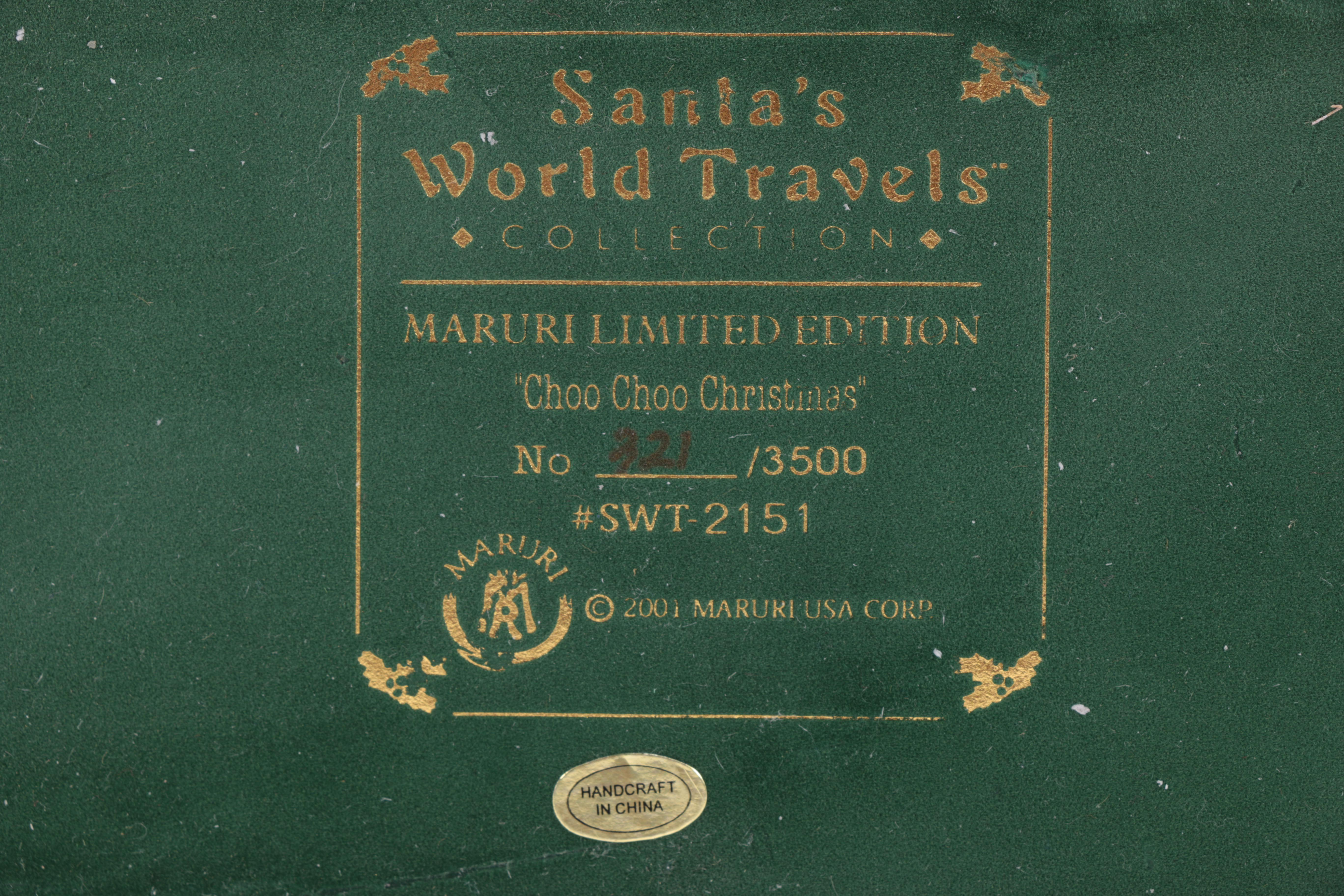 Santa's World Travels Collection Figurines by Maruri