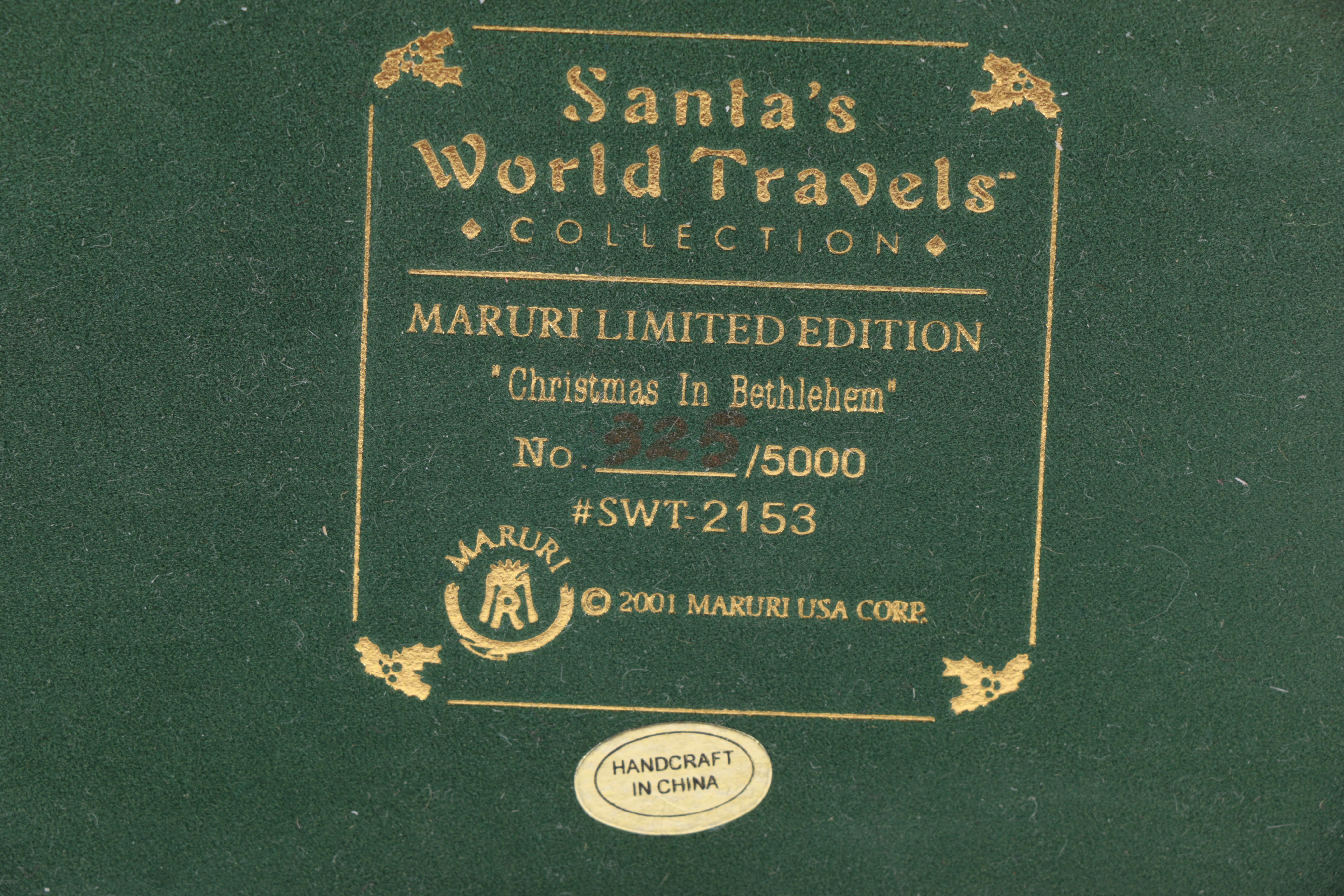 Santa's World Travels Collection Figurines by Maruri