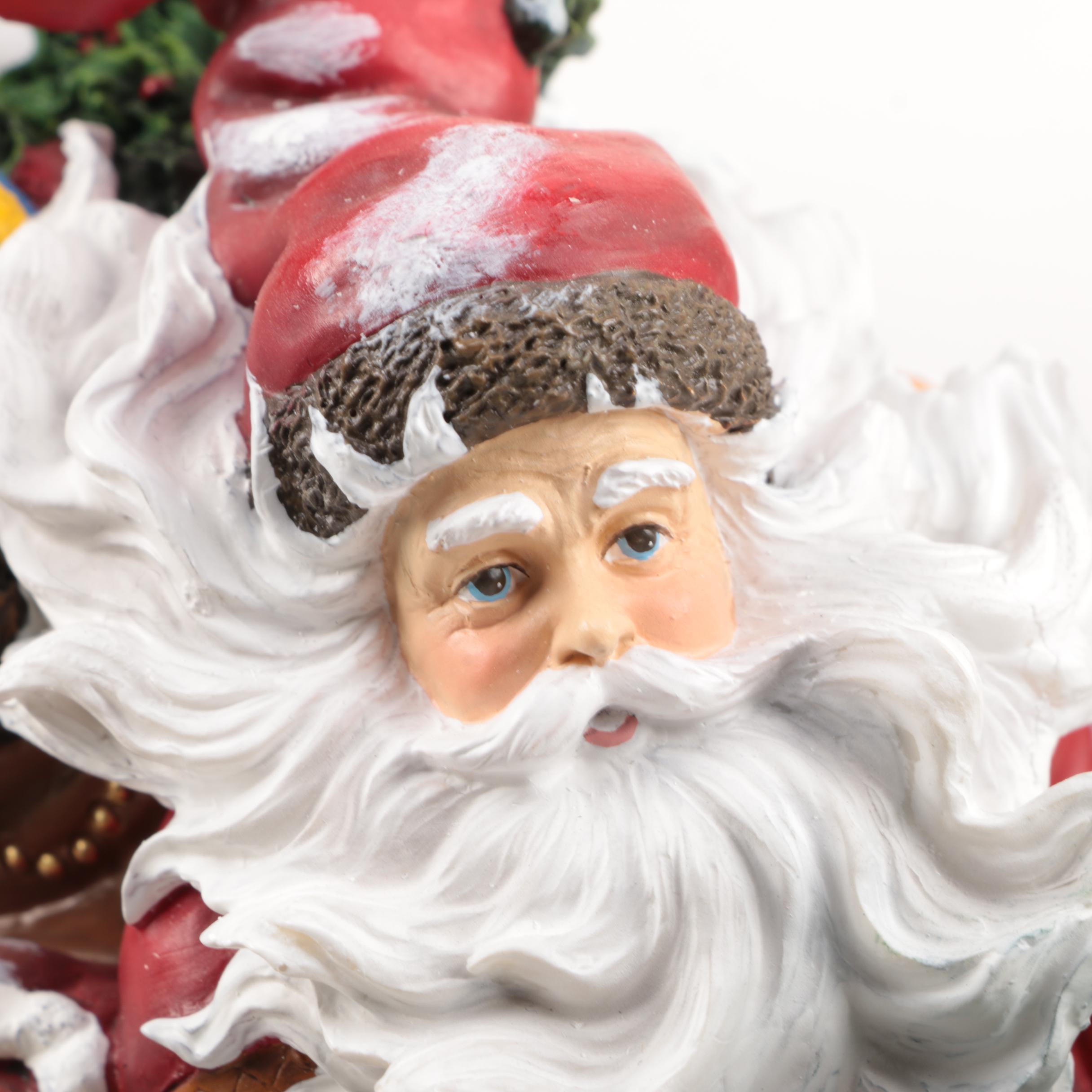 Assortment of Santa Figurines