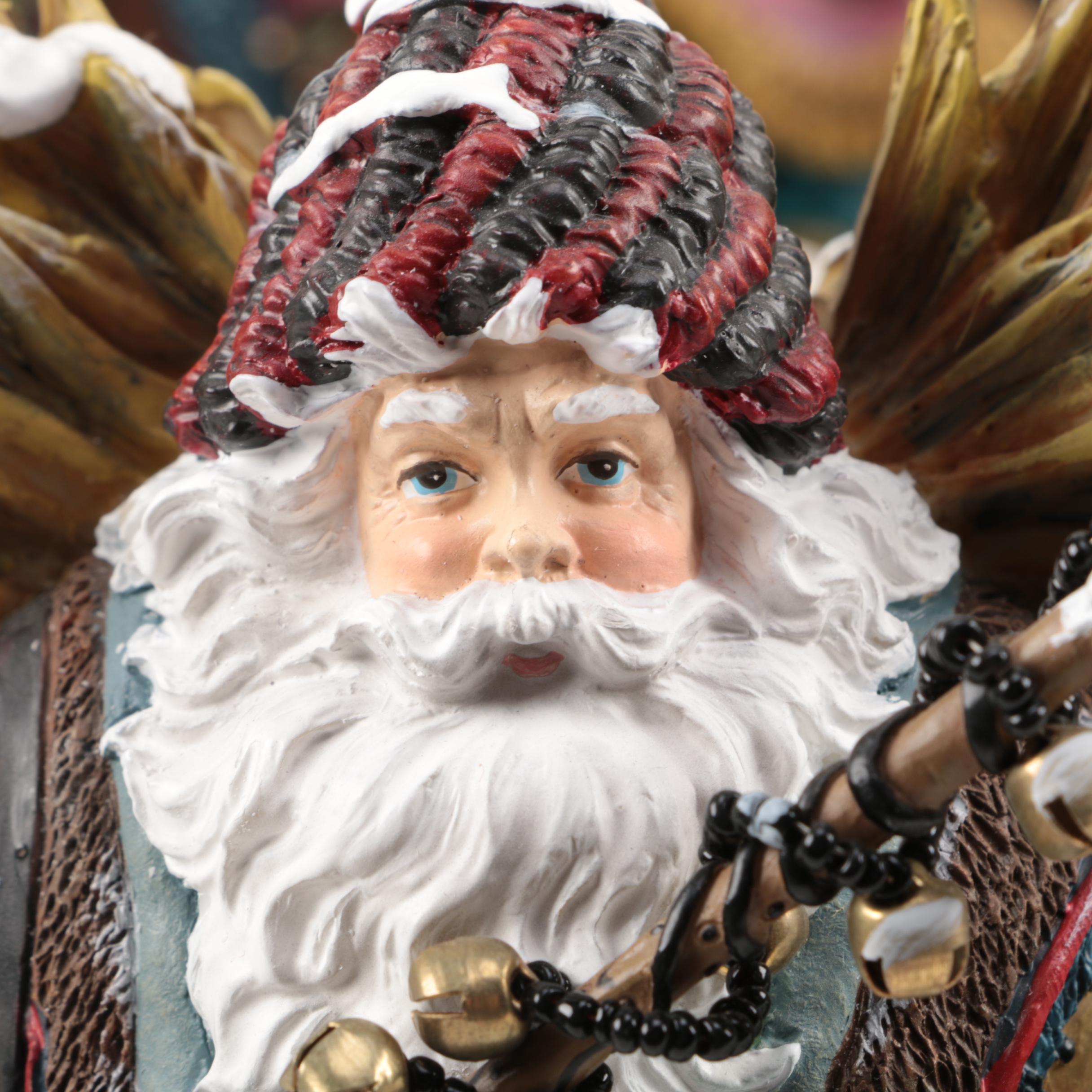 Assortment of Santa Figurines