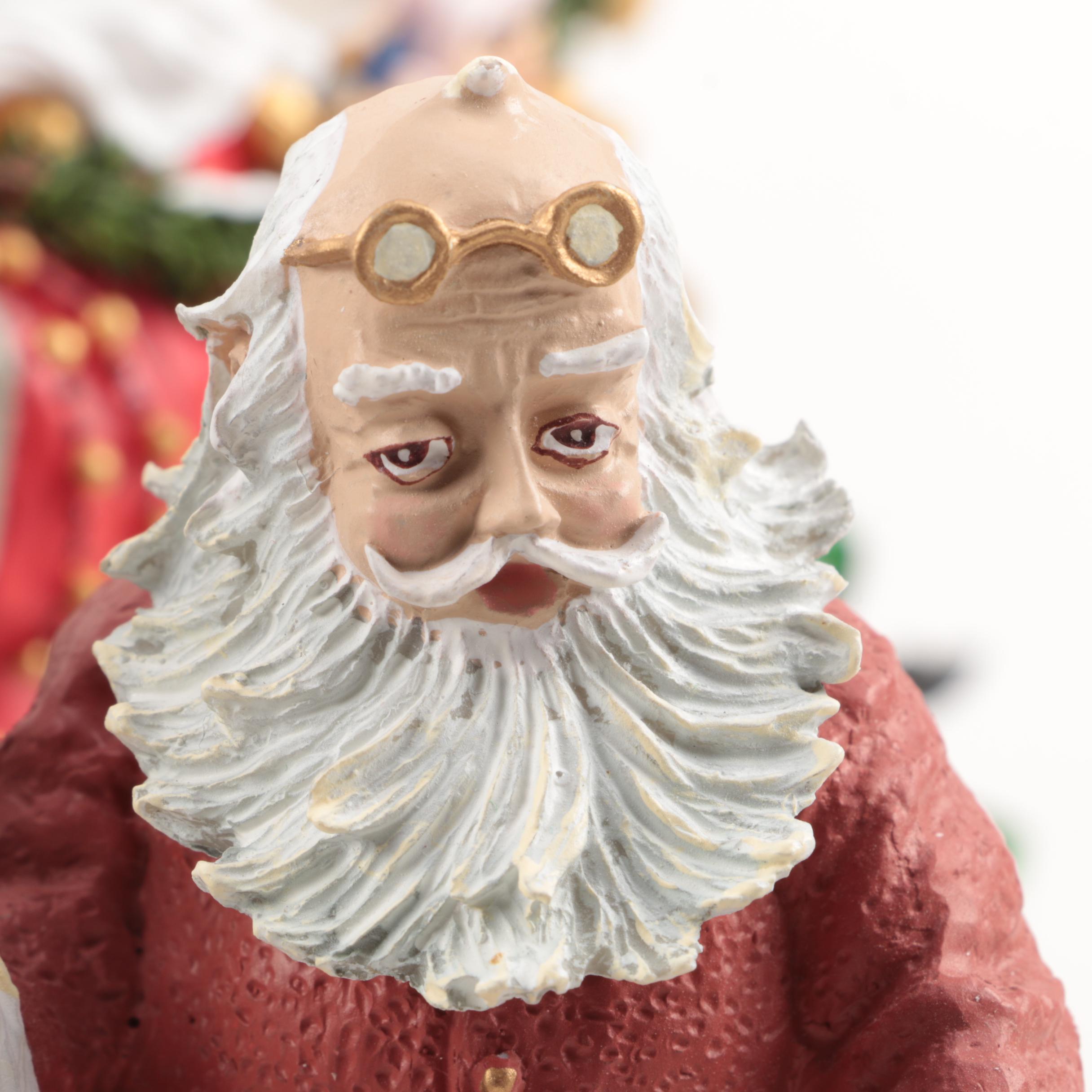 Assortment of Santa Figurines