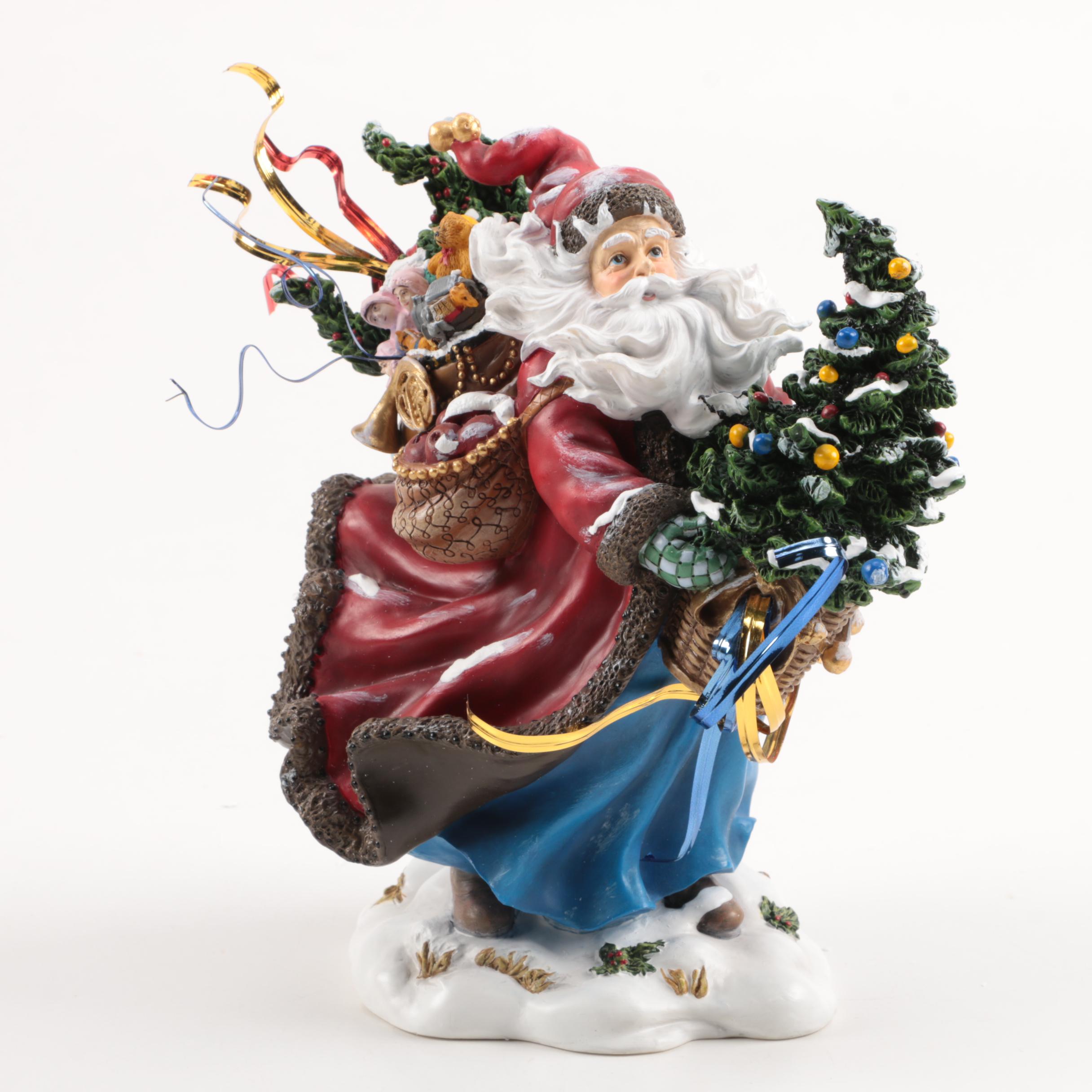 Assortment of Santa Figurines