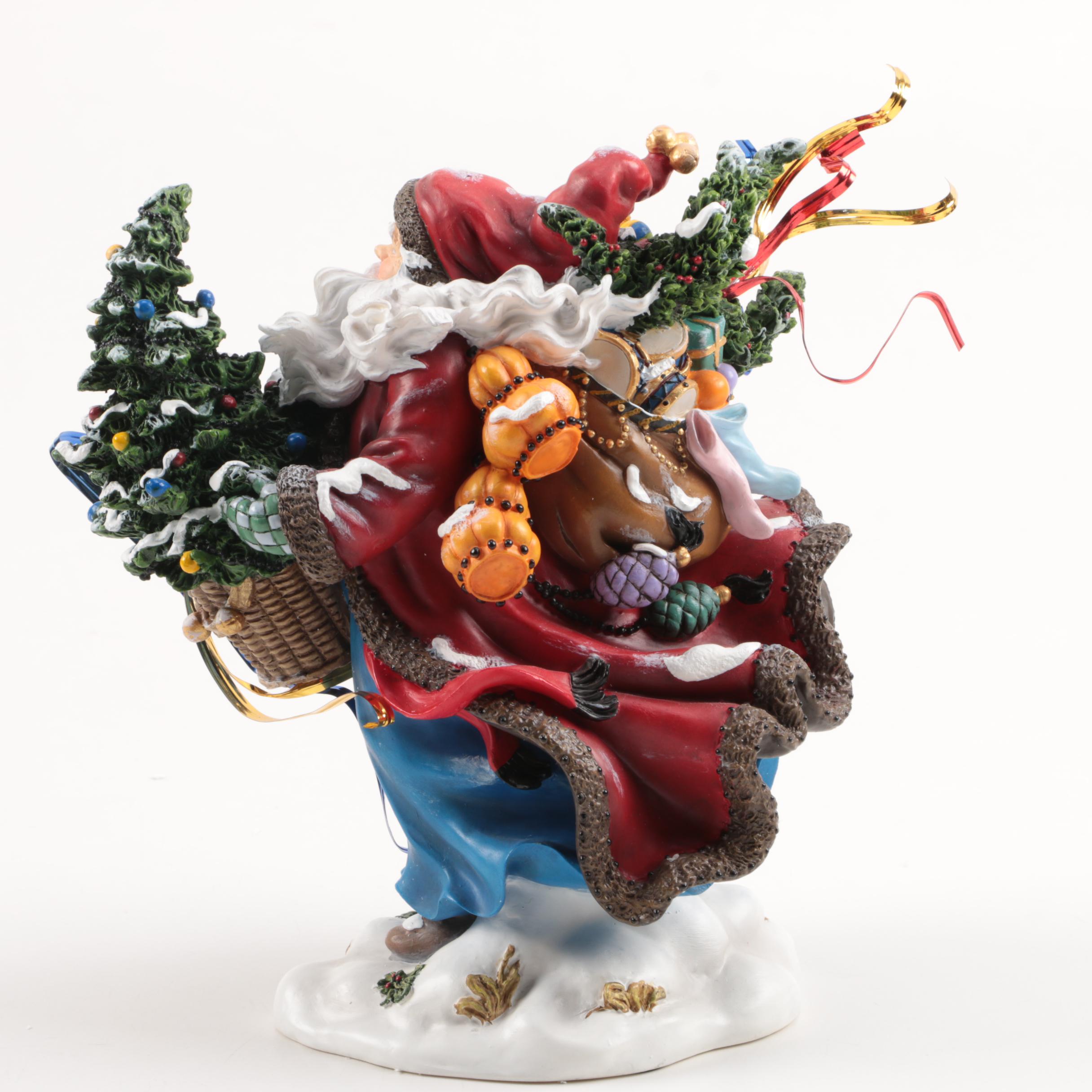 Assortment of Santa Figurines