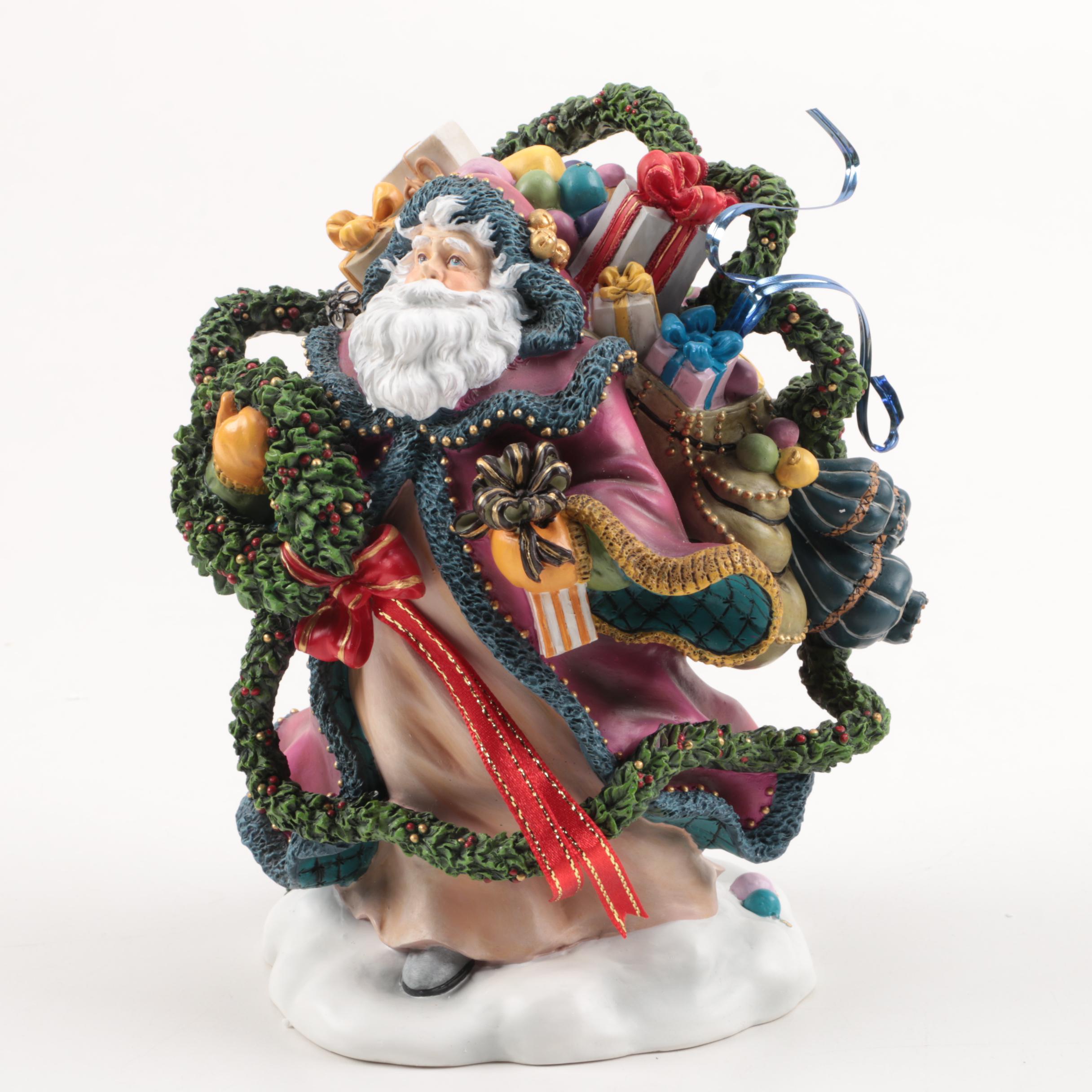 Assortment of Santa Figurines