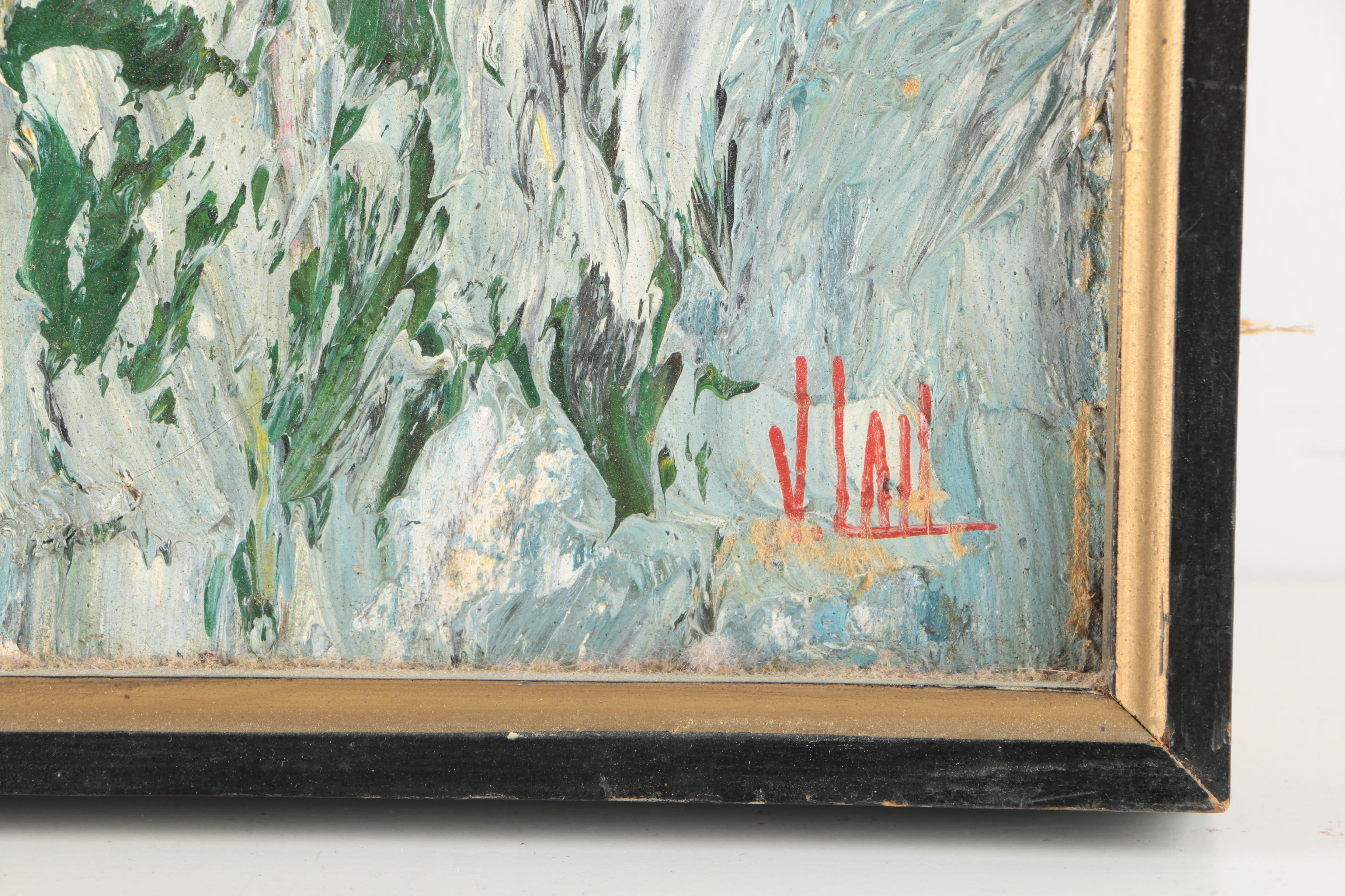 Oil on Canvas Impasto Paintings of Flowers