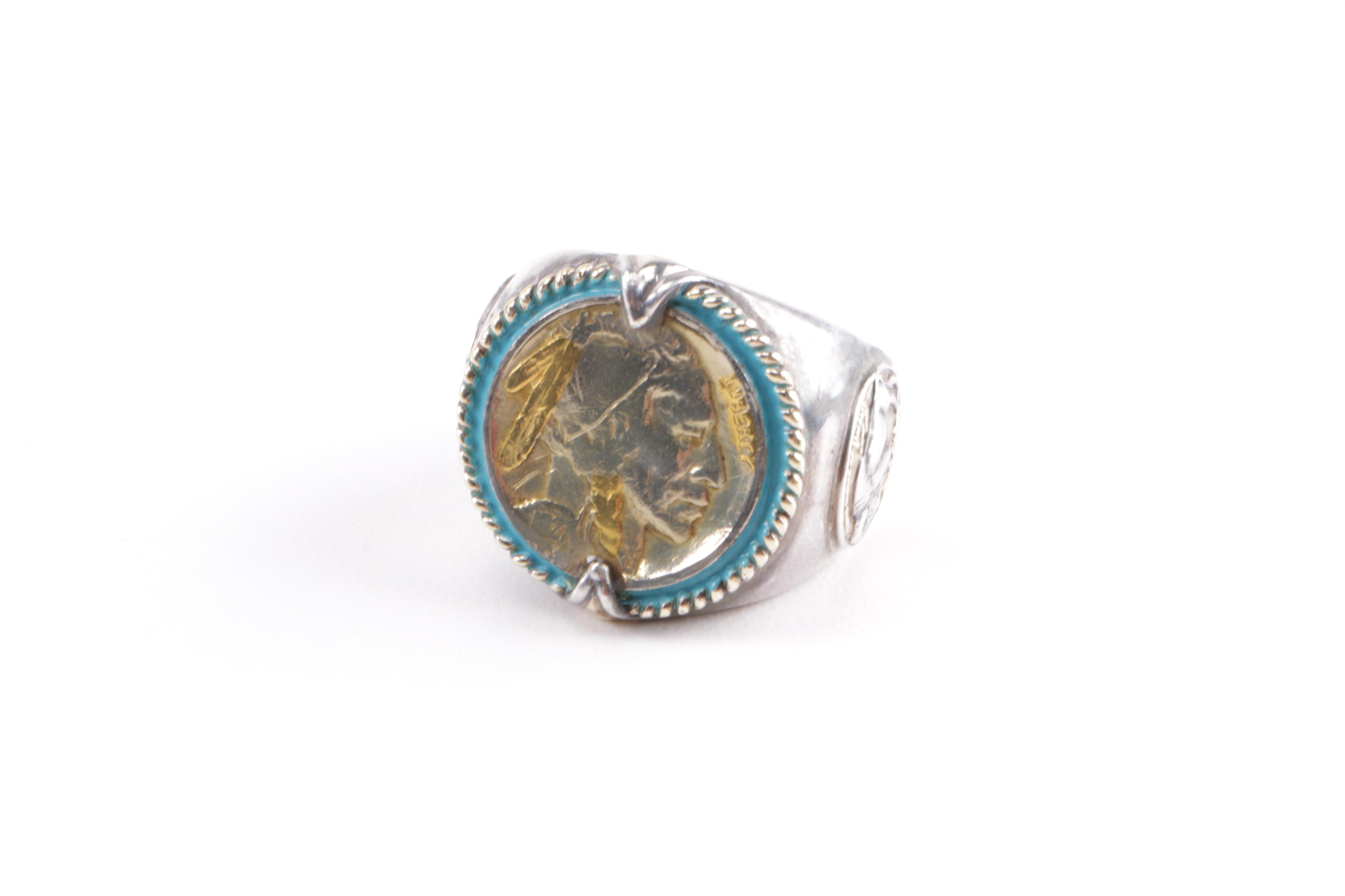 Vintage Sterling Jewelry Including Tie Tack With a Diamond Accent