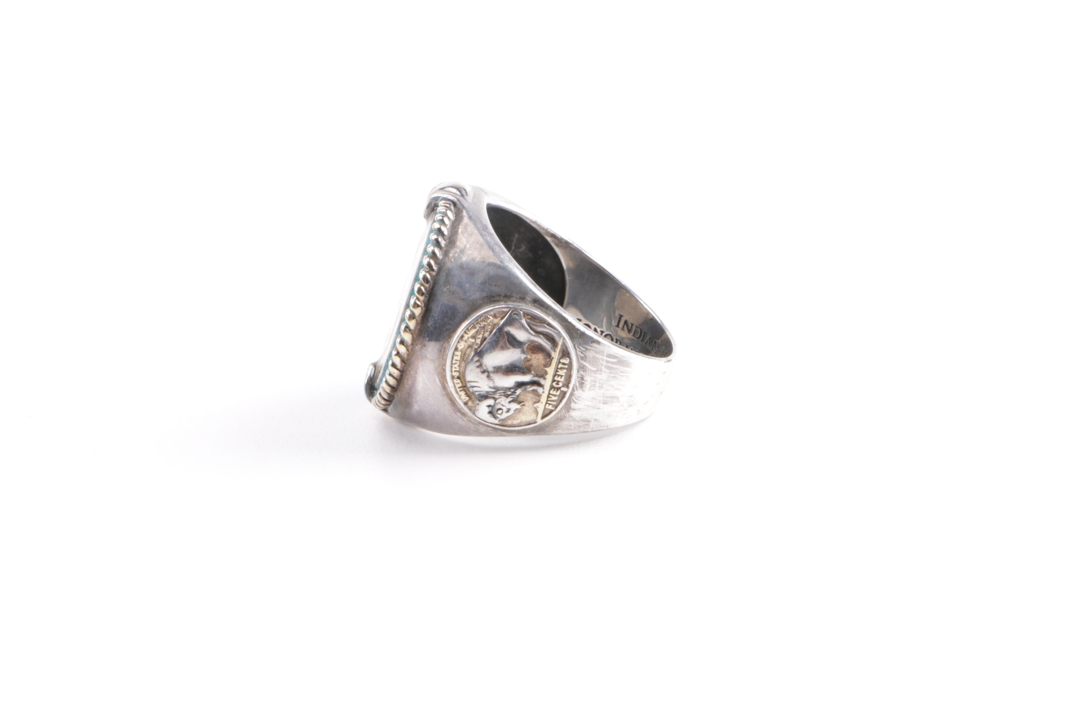 Vintage Sterling Jewelry Including Tie Tack With a Diamond Accent