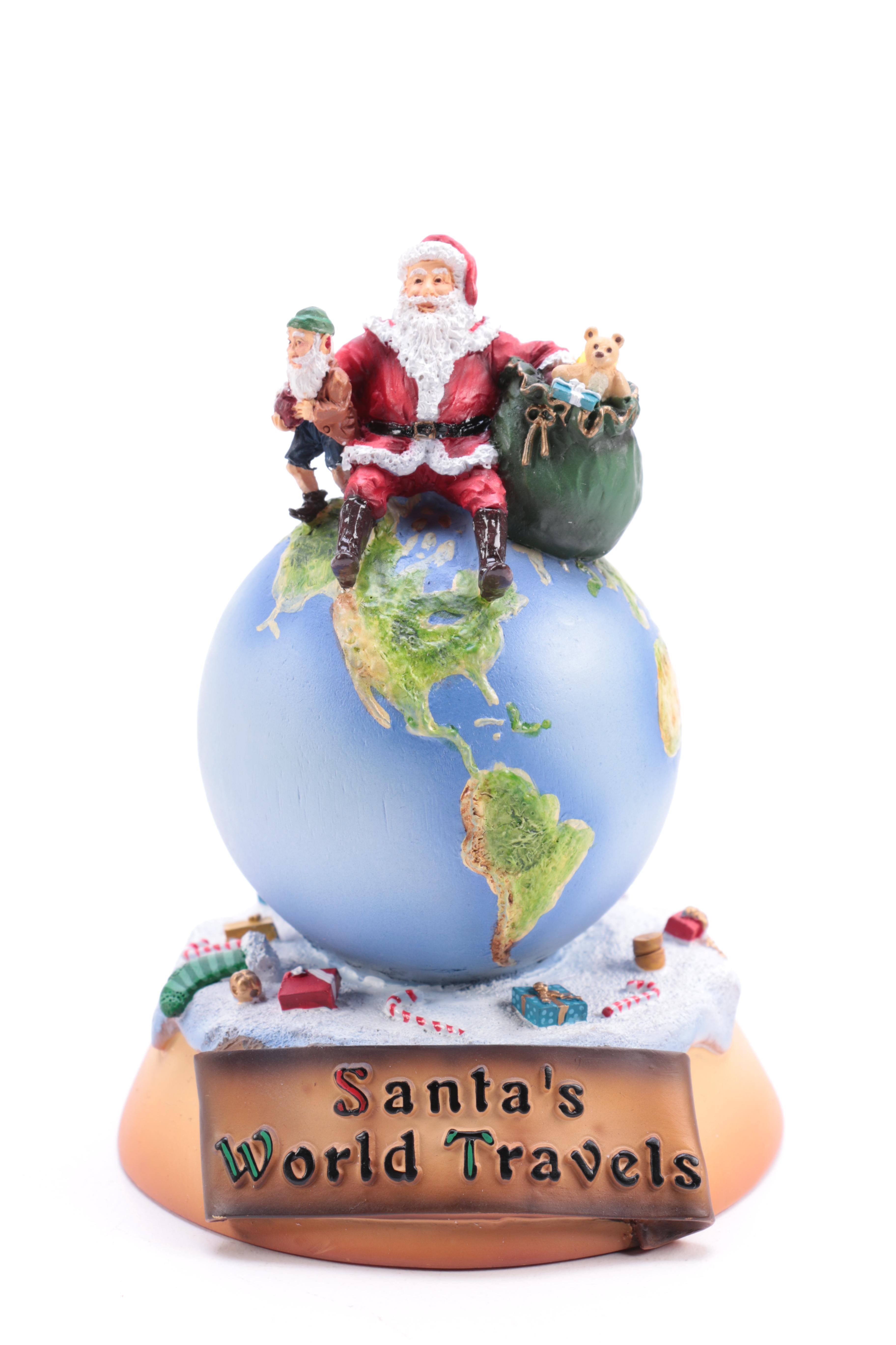 Maruri Santa's World Travels Seasonal Figurines