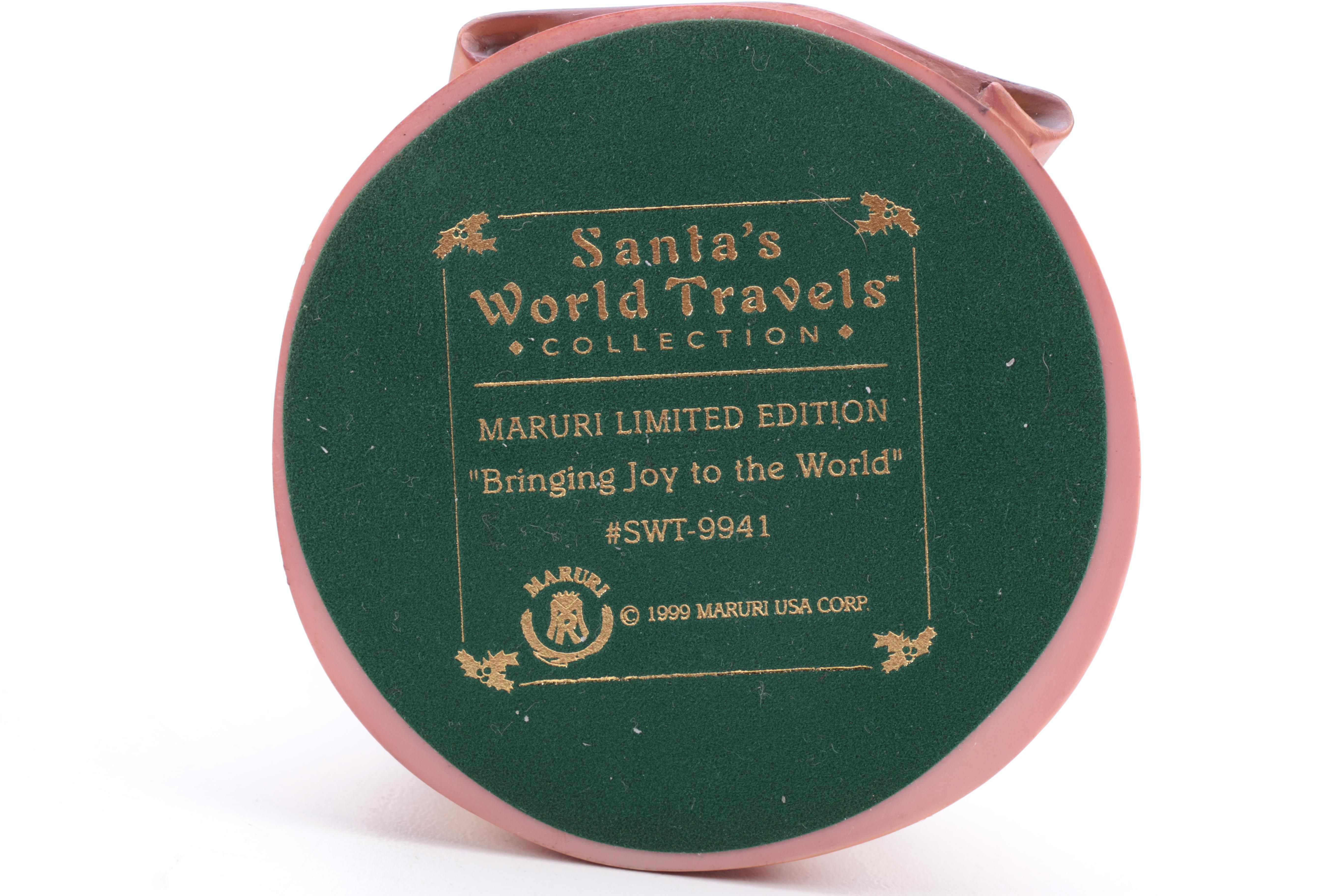 Maruri Santa's World Travels Seasonal Figurines