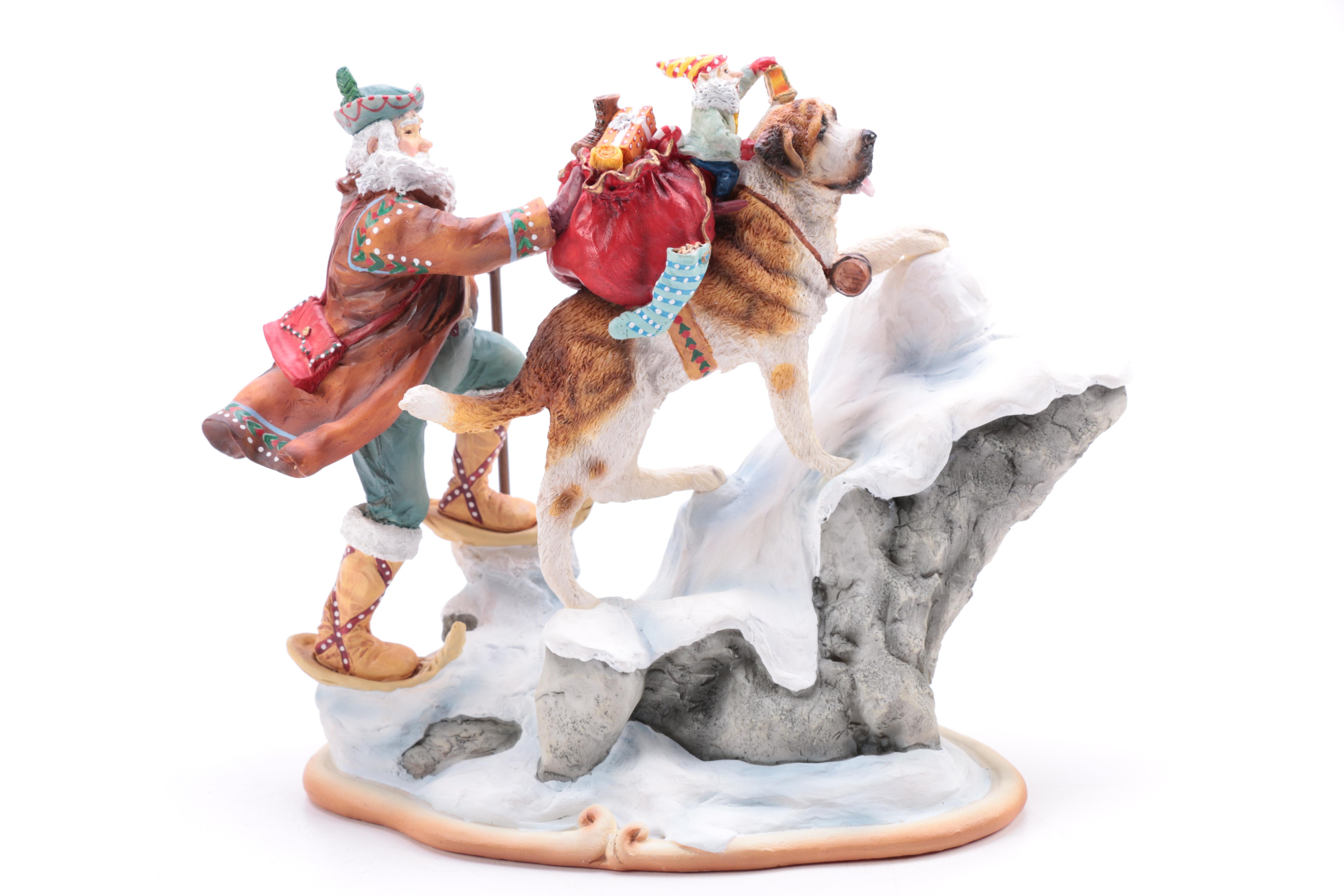 Maruri Santa's World Travels Seasonal Figurines