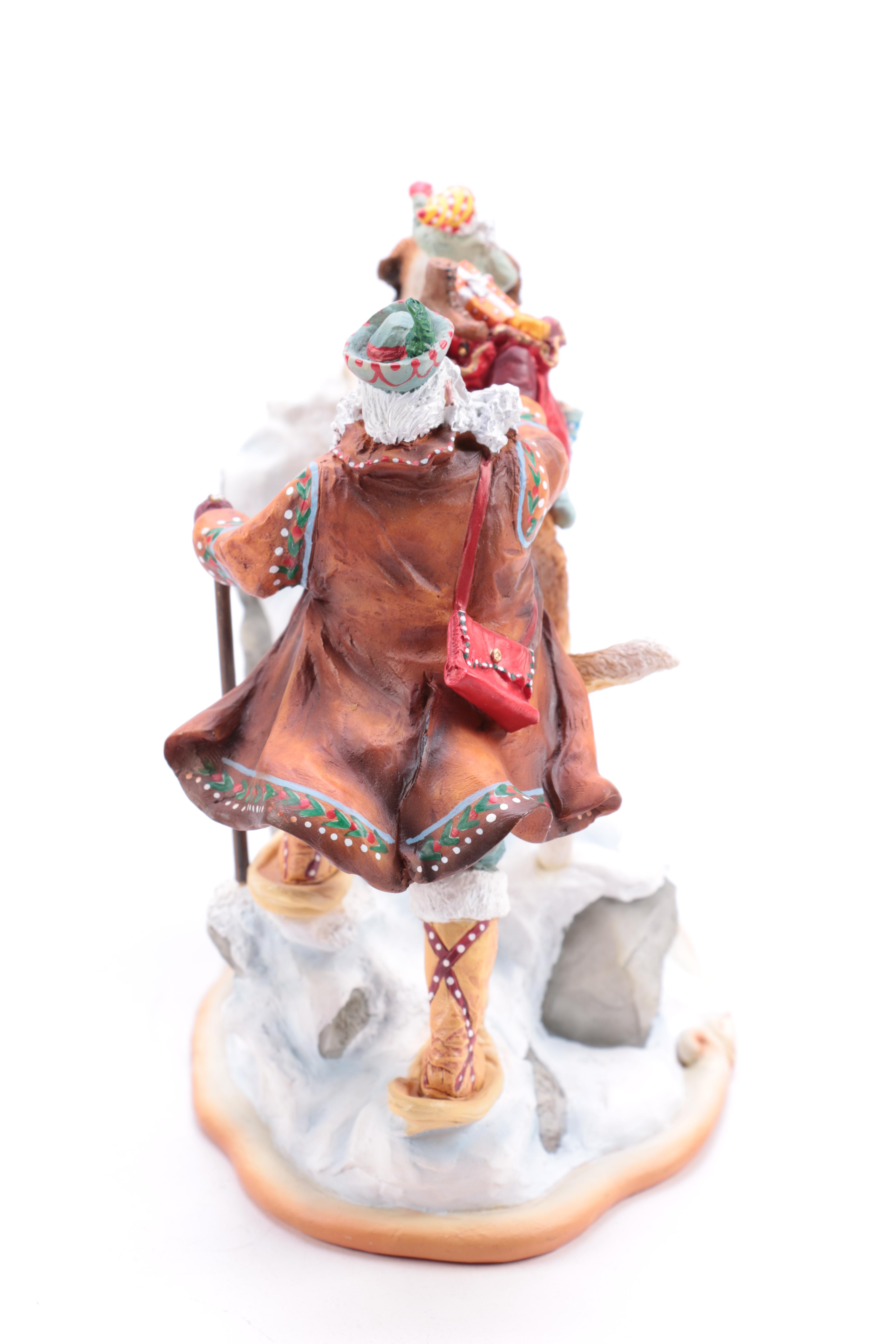 Maruri Santa's World Travels Seasonal Figurines