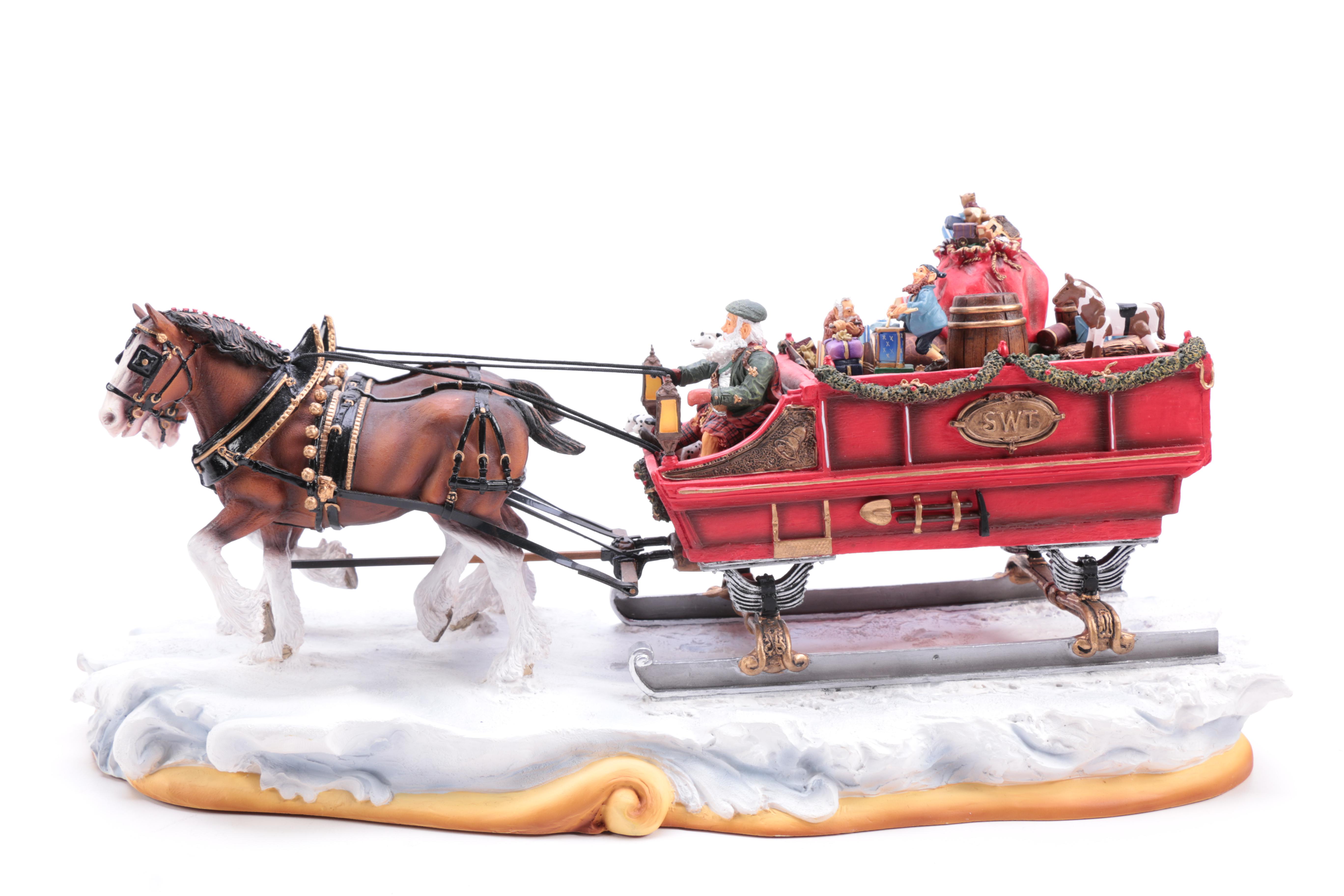Maruri Santa's World Travels Seasonal Figurines