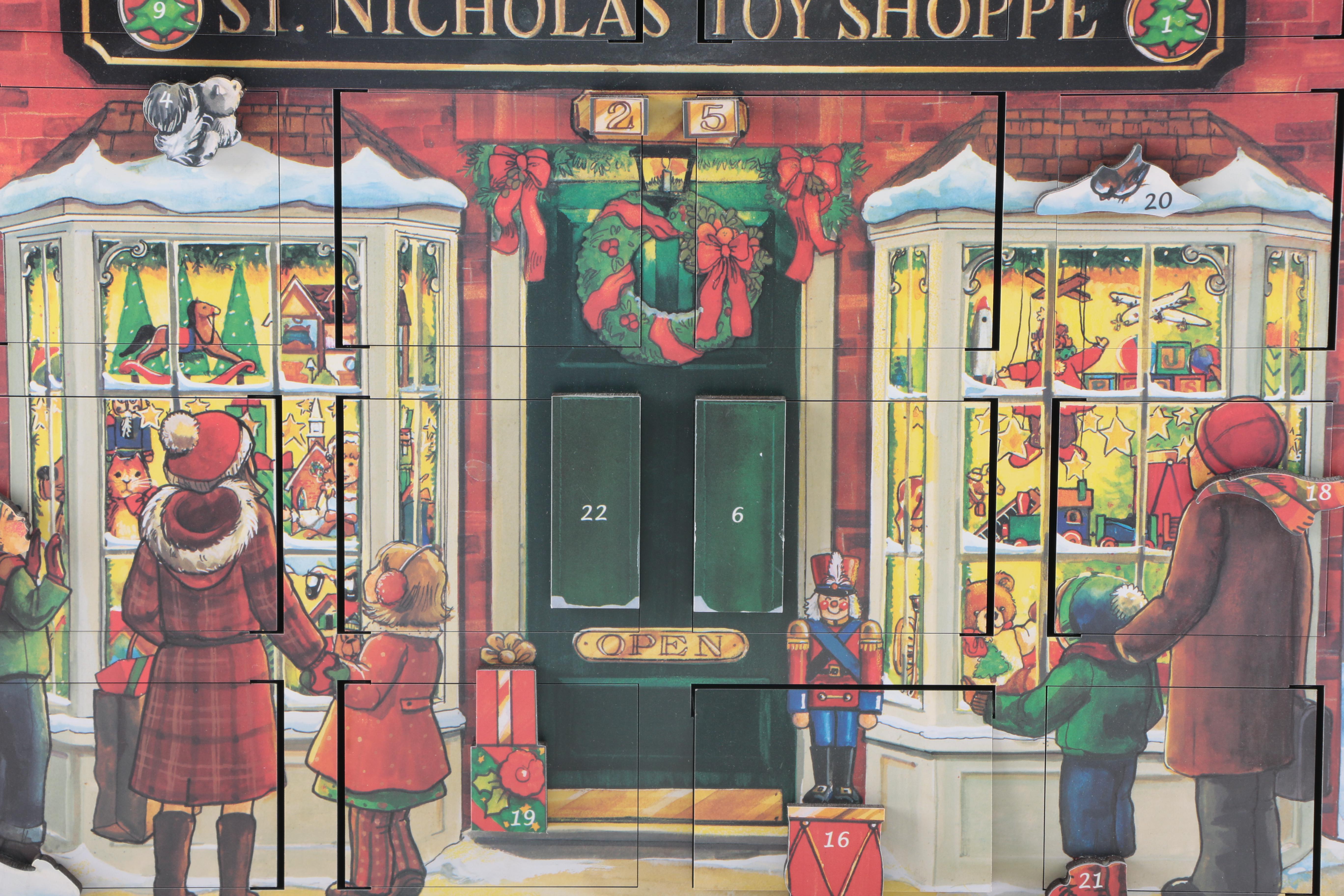 "Traditions" by Byers' Choice, Ltd. Wooden Advent Calendar