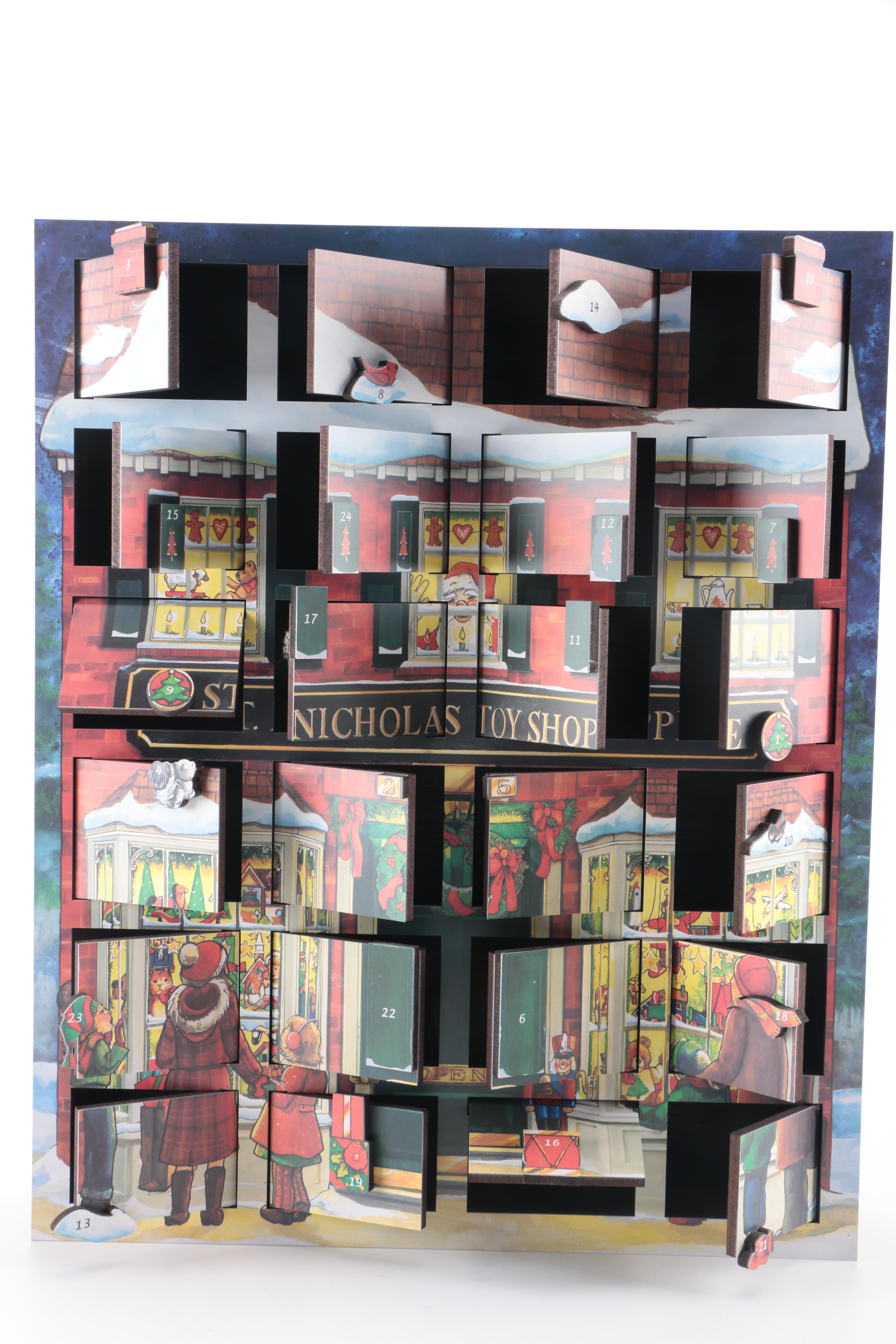 "Traditions" by Byers' Choice, Ltd. Wooden Advent Calendar