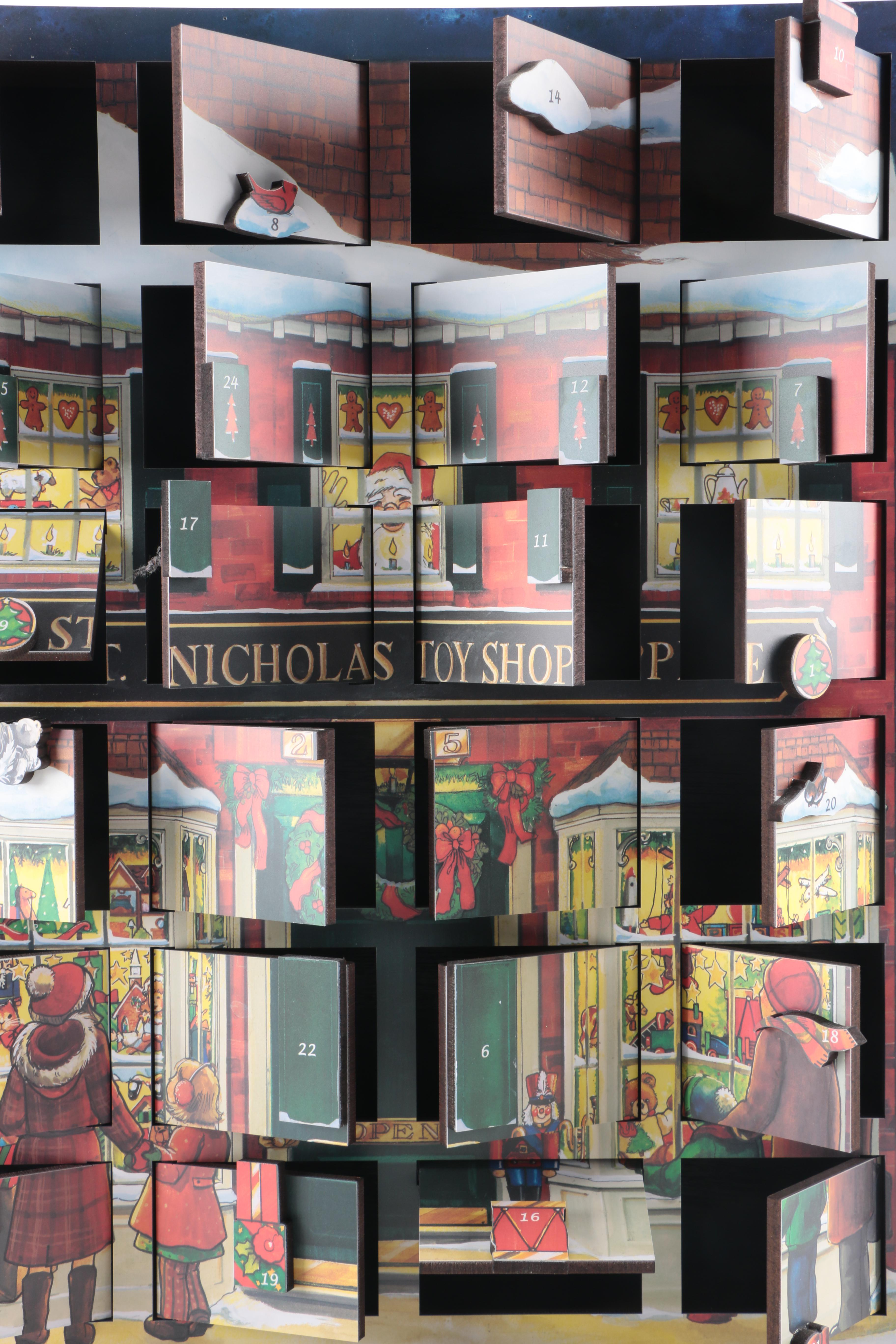 "Traditions" by Byers' Choice, Ltd. Wooden Advent Calendar