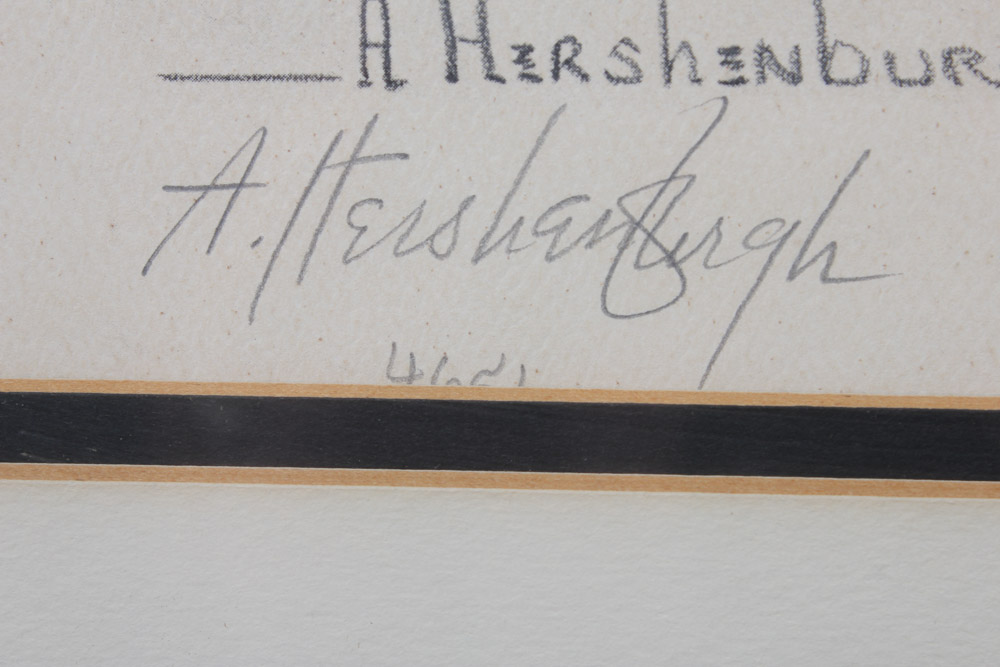 Two Limited Edition Prints Including Anne Hershenburgh