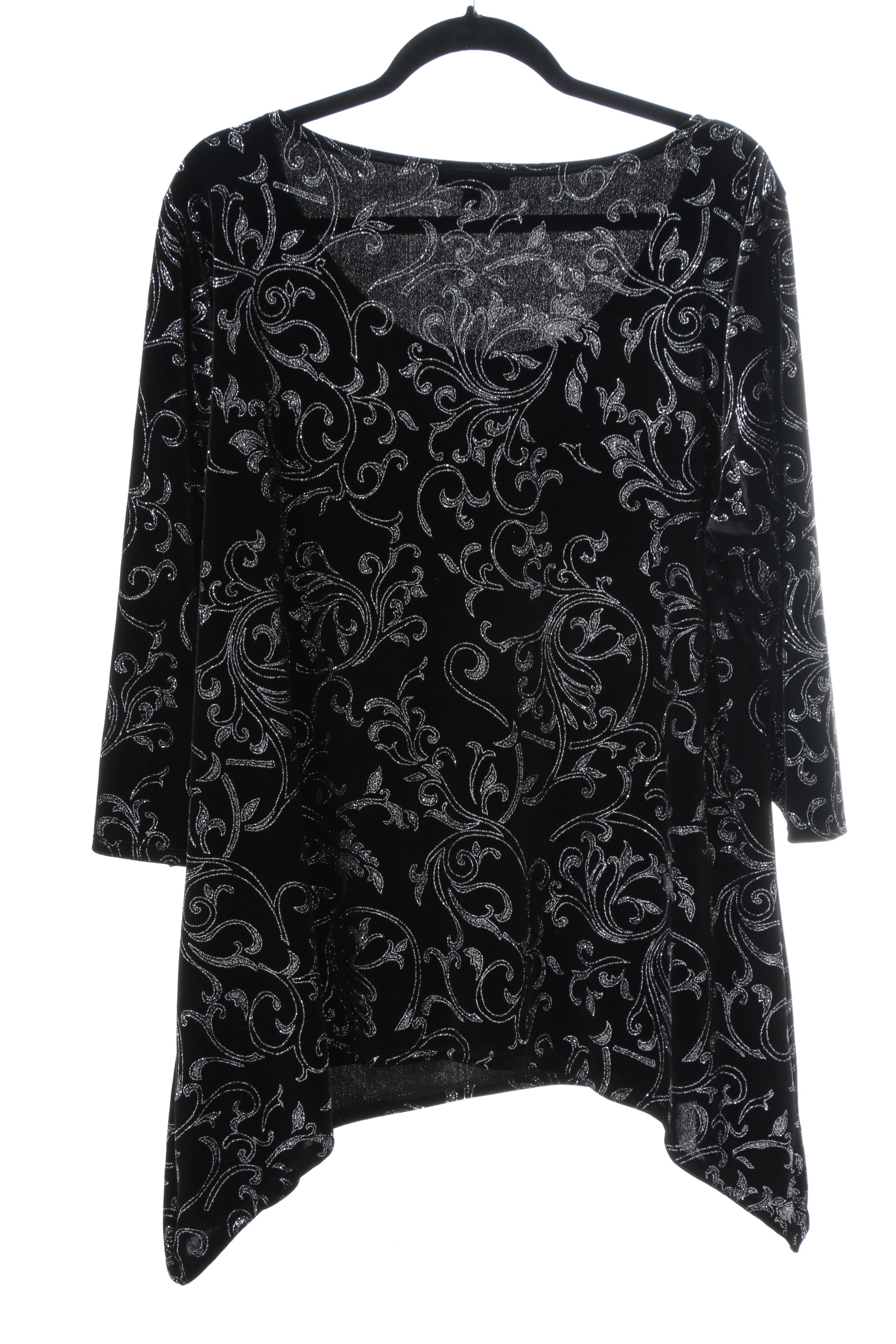 Women's Black Blouses Featuring I.N.C.