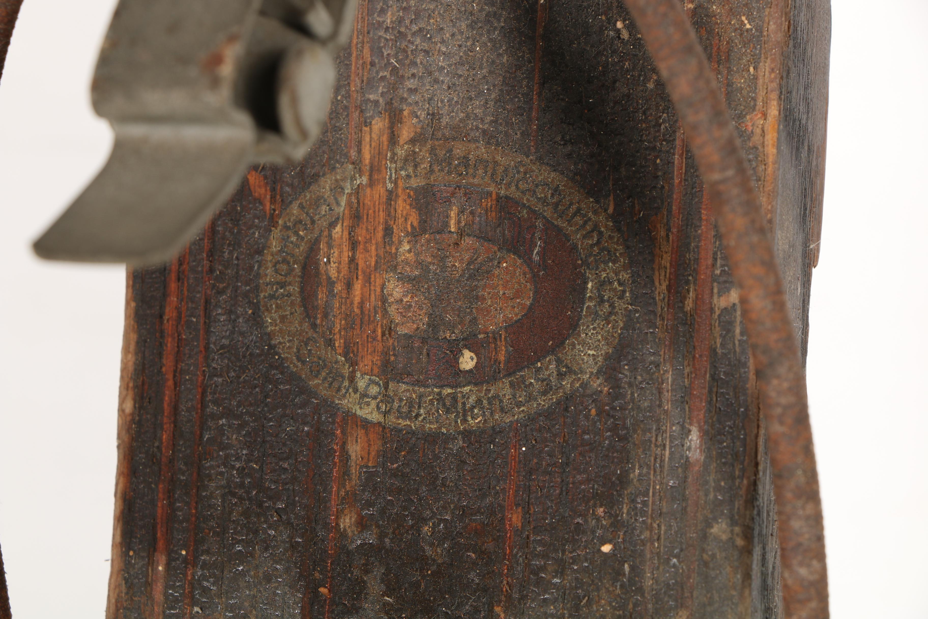 Antique Wooden Cross Country Snow Skis