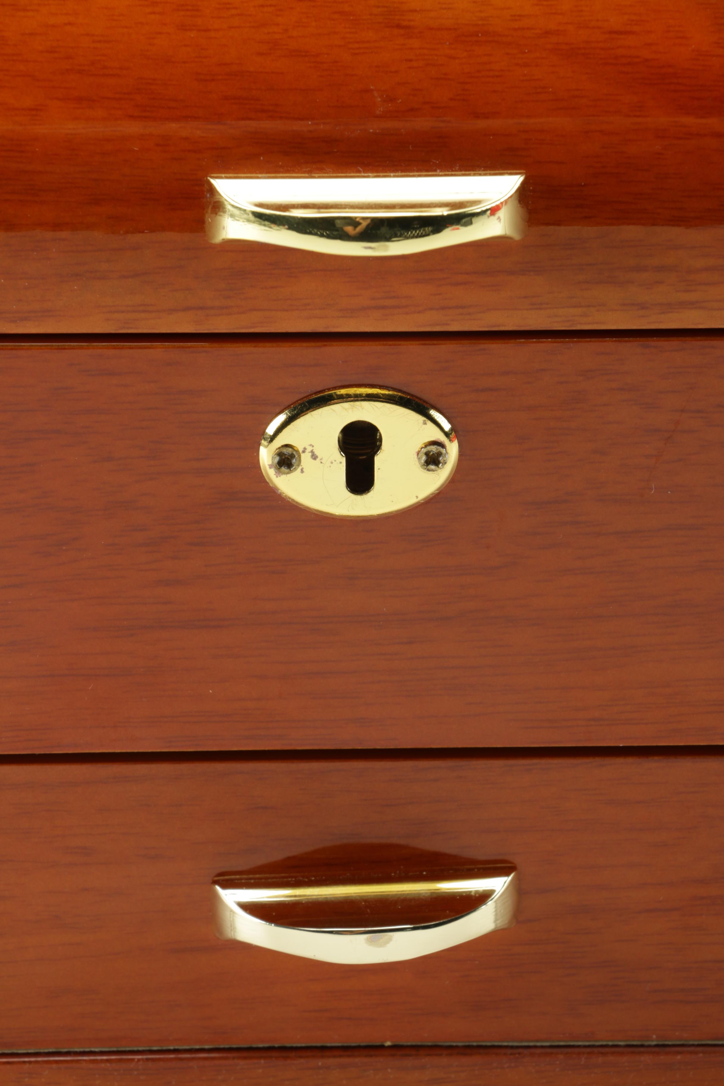 Quad Watch Winder With Twelve Storage Compartments