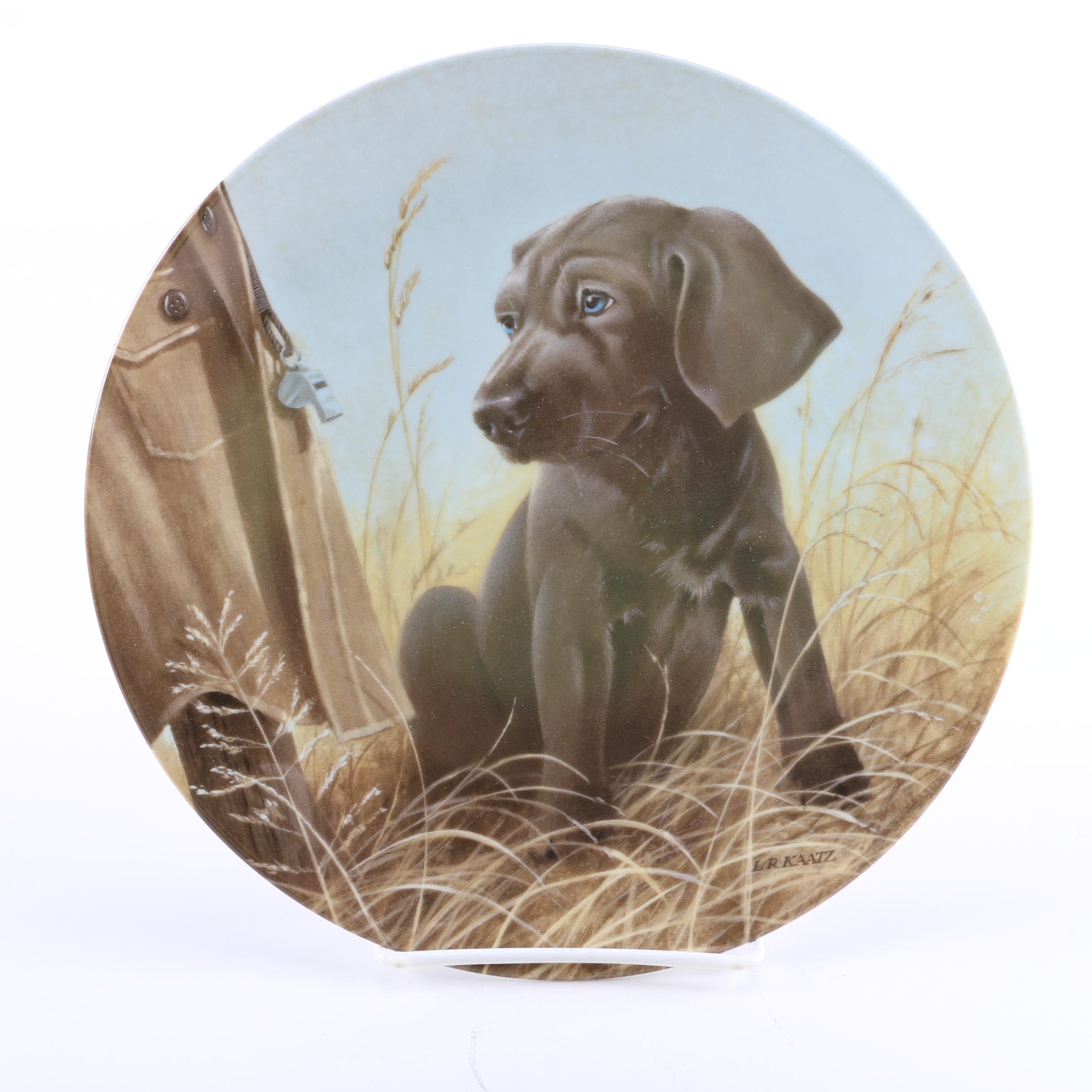 Decorative Knowle's "Field Puppies" Plates