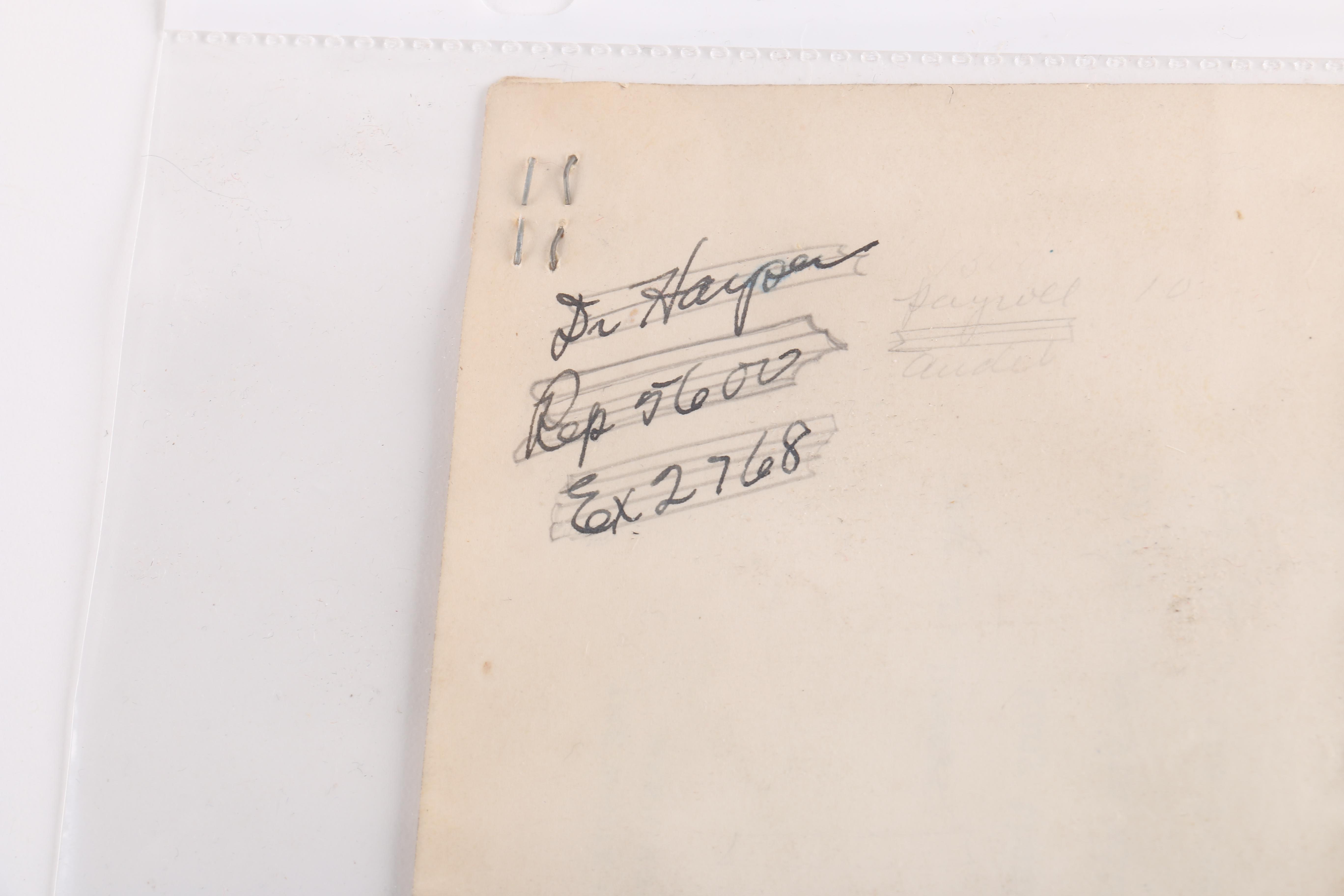 Eleanor Roosevelt Signed Letter on White House Stationery
