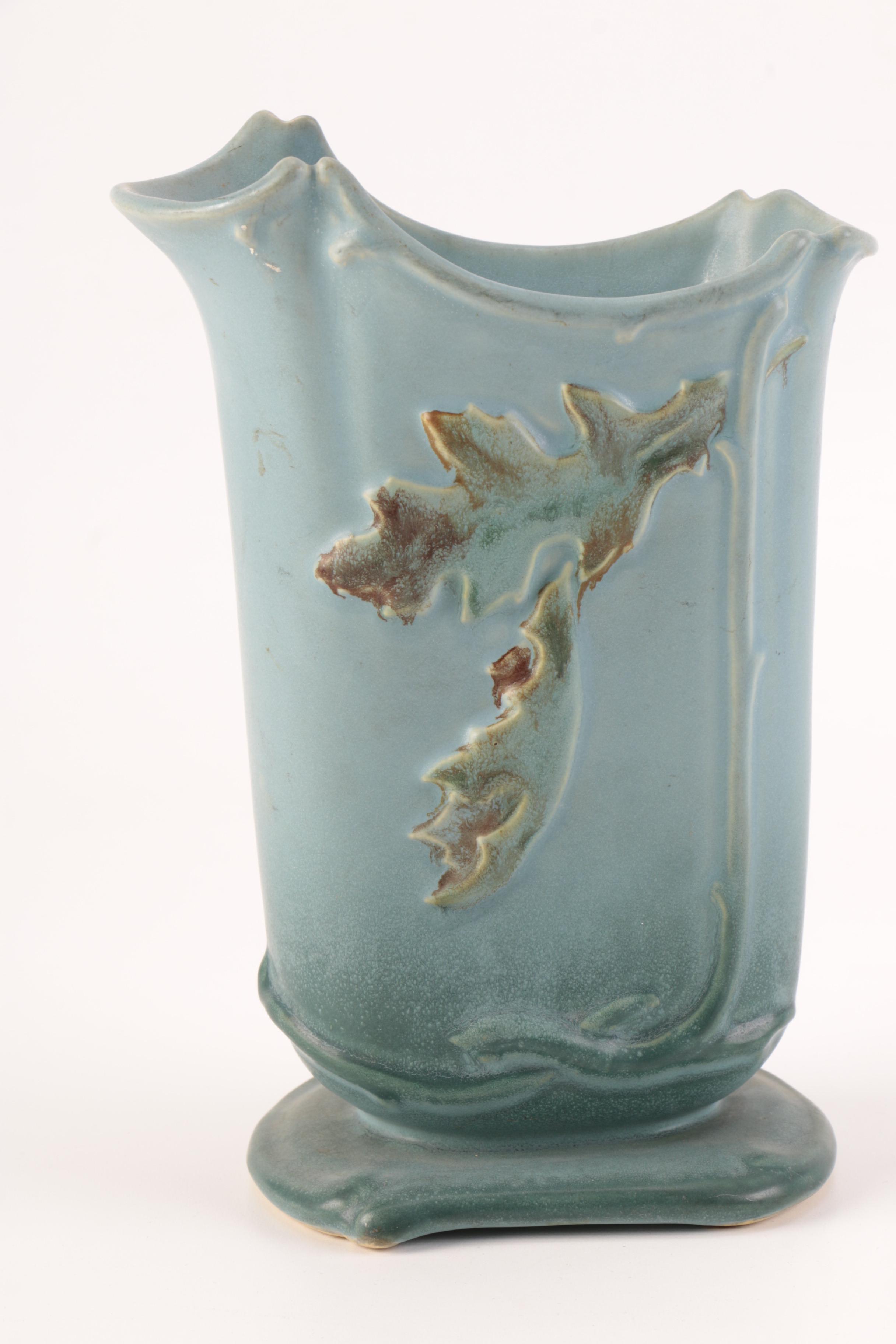 Vintage Weller "Oak Leaf" Vase