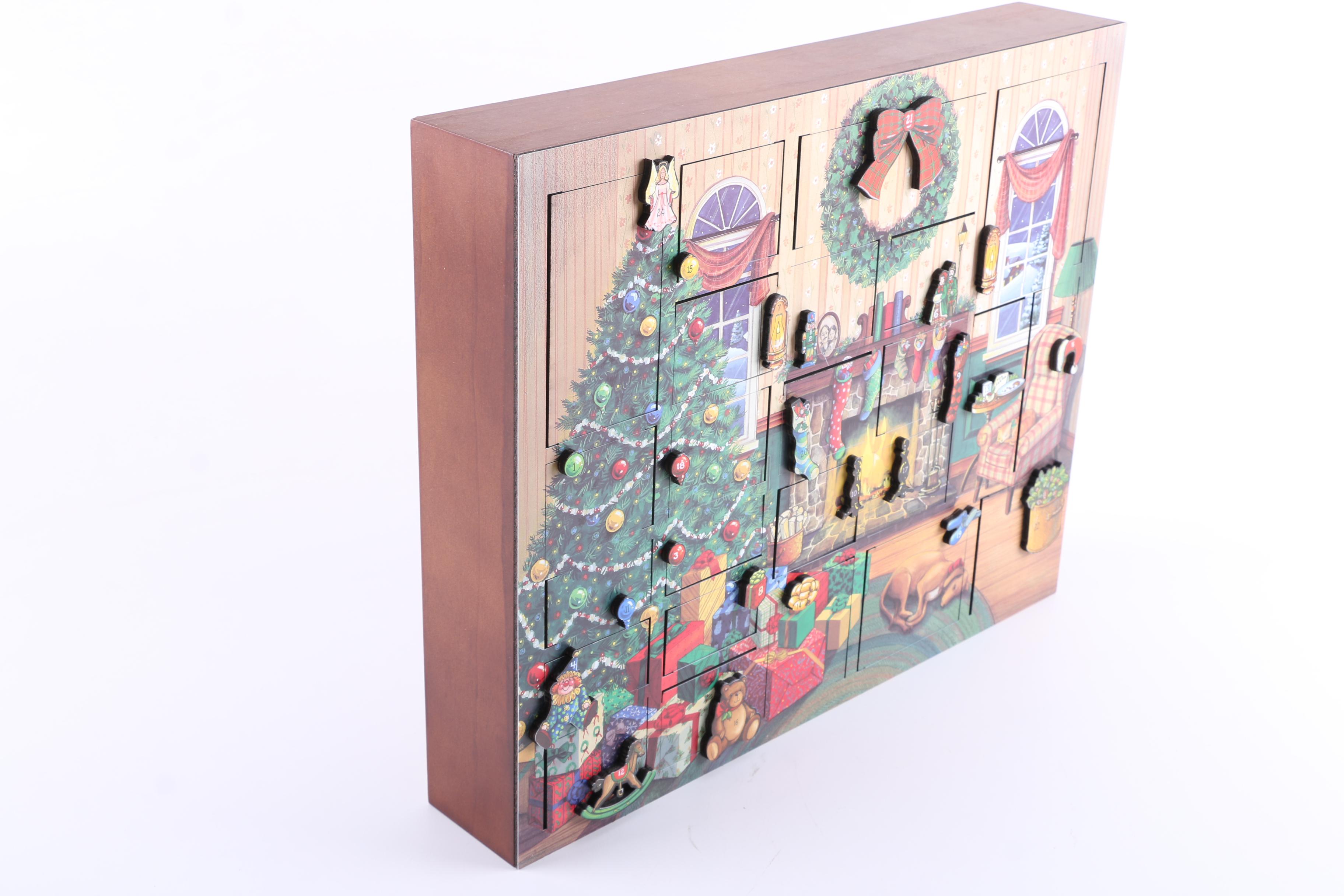 Traditions by Byers' Choice Ltd. Fireside Advent Calendar Box