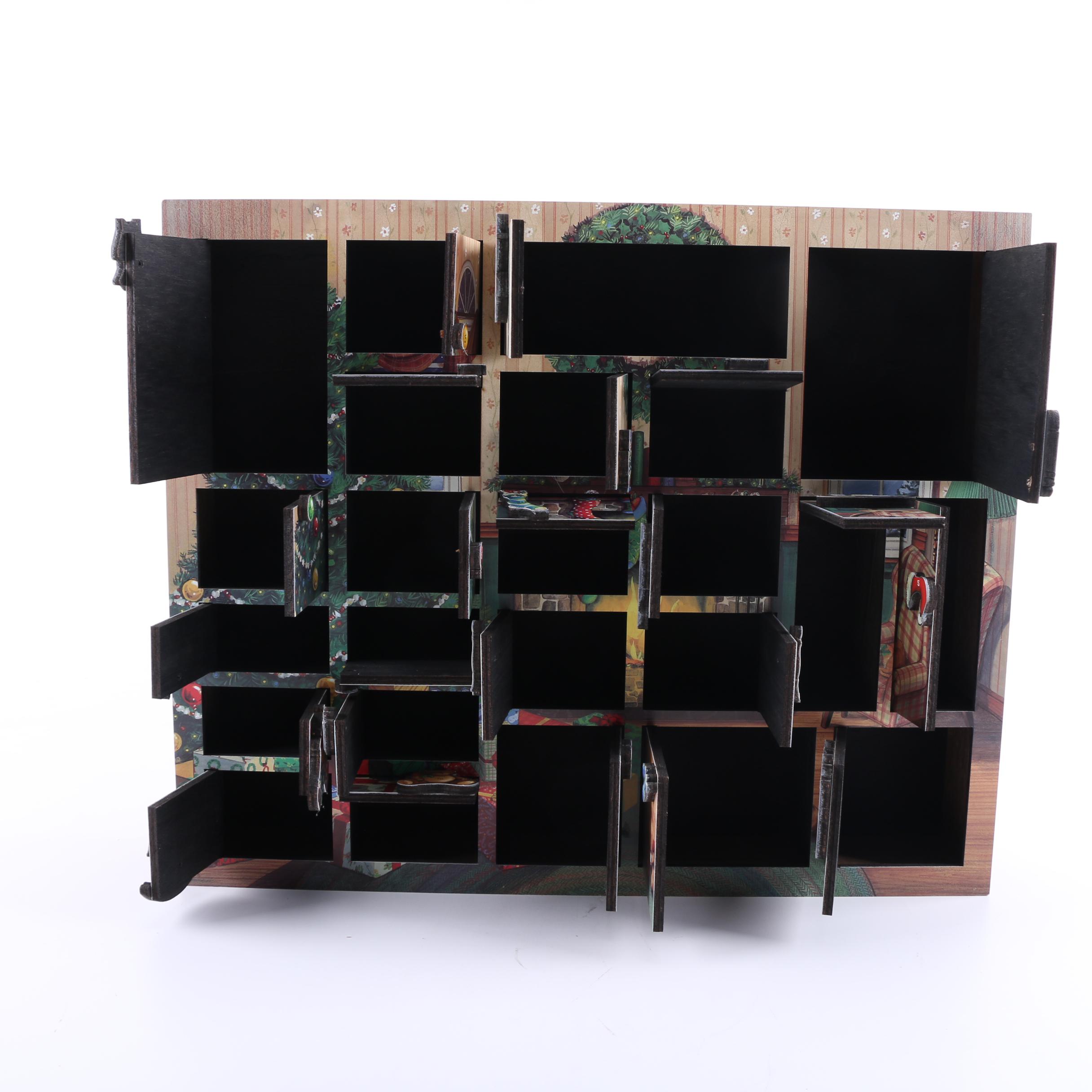 Traditions by Byers' Choice Ltd. Fireside Advent Calendar Box