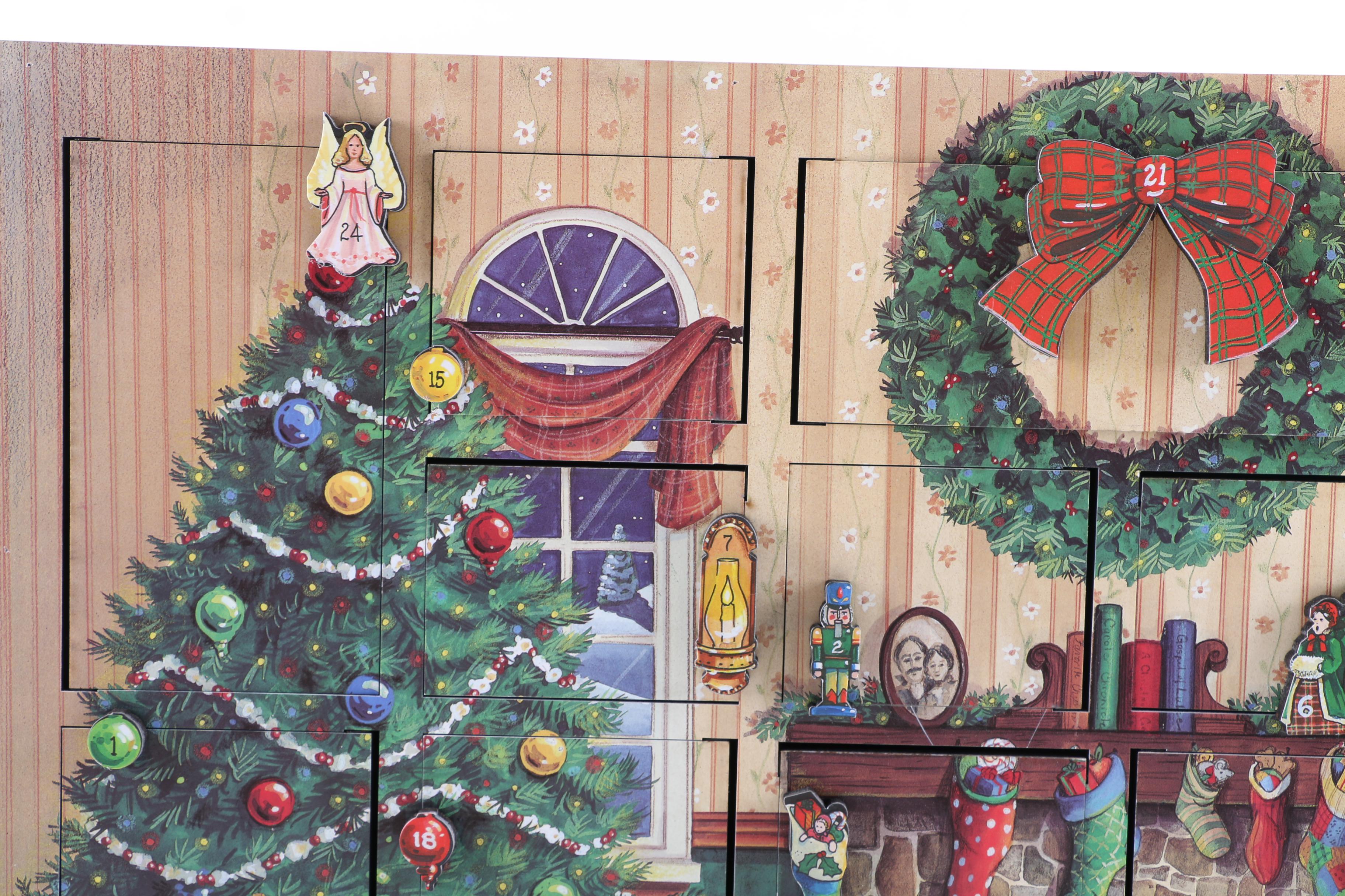 Traditions by Byers' Choice Ltd. Fireside Advent Calendar Box