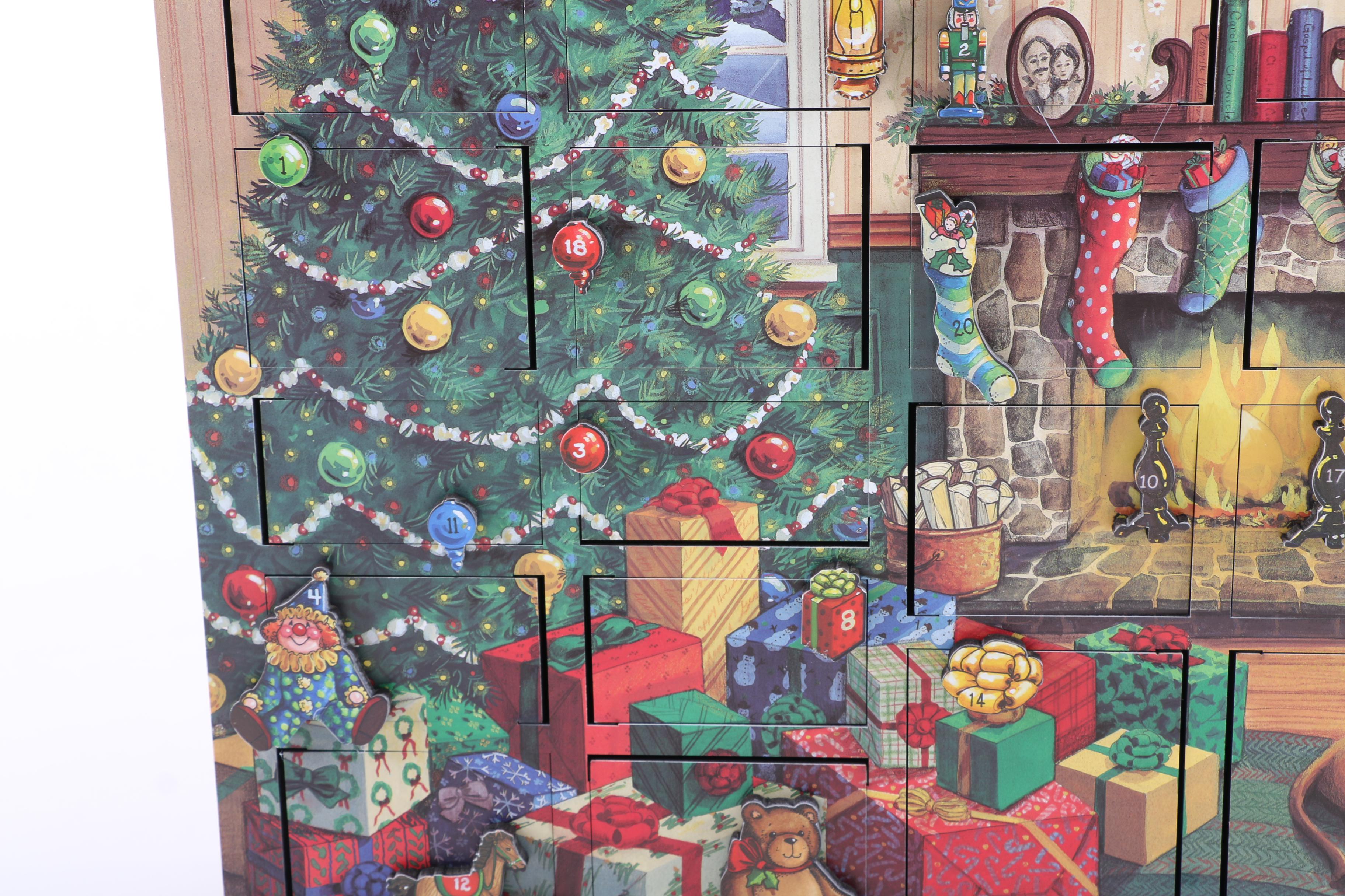 Traditions by Byers' Choice Ltd. Fireside Advent Calendar Box